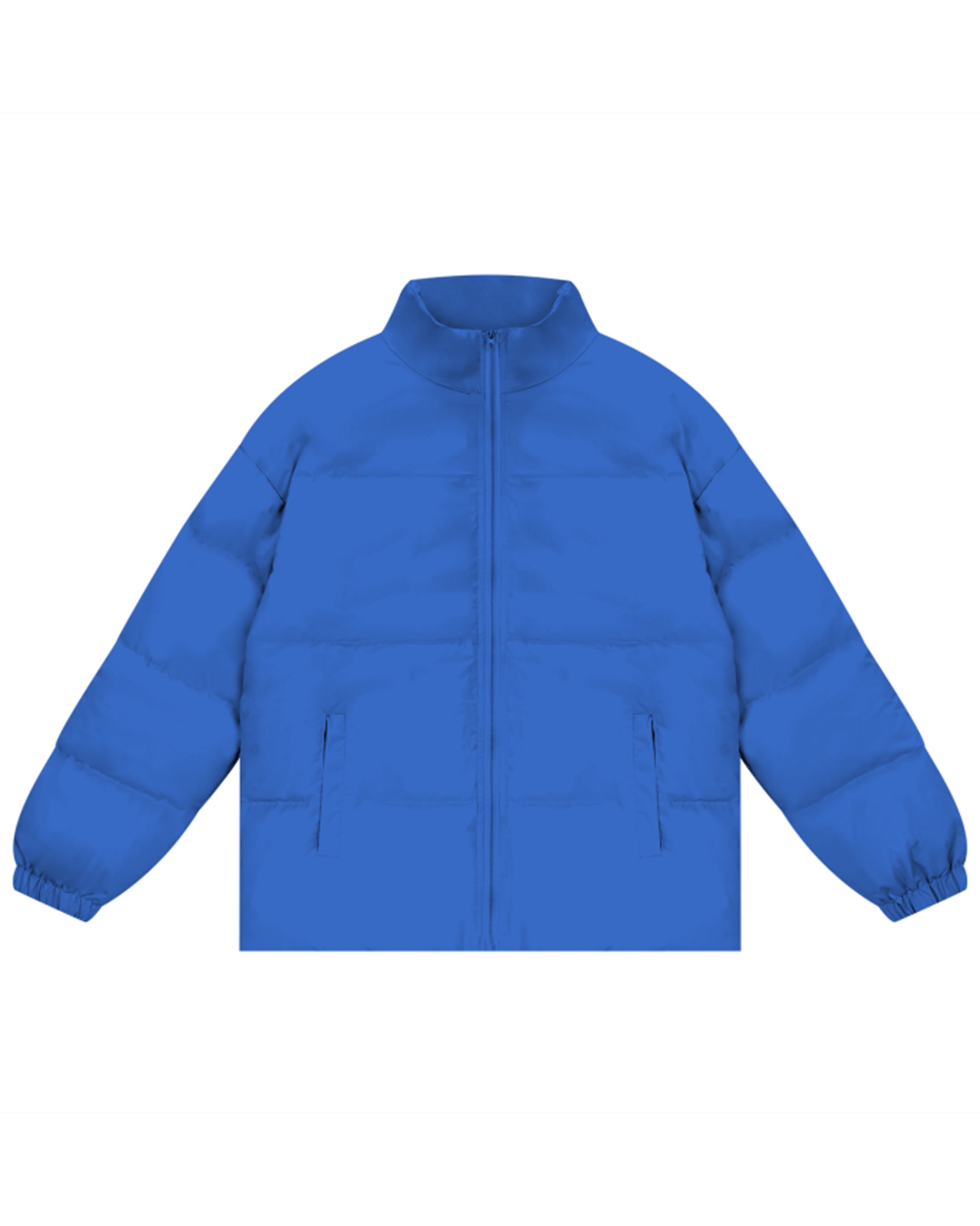 Streetwear Unisex Zipper Puffer Jacket