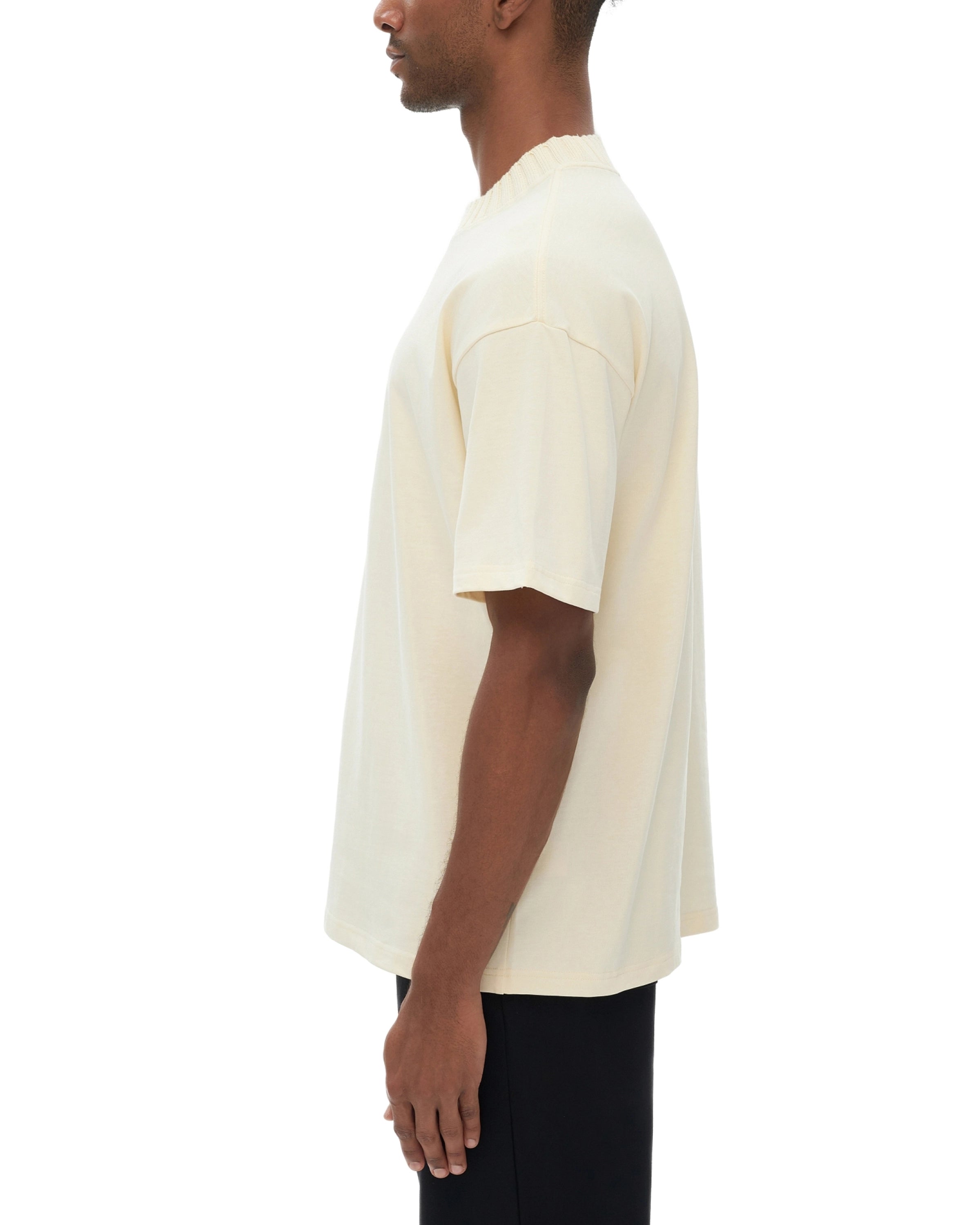 Heavyweight Knitted Round Neck T-Shirt - Hanggerrz