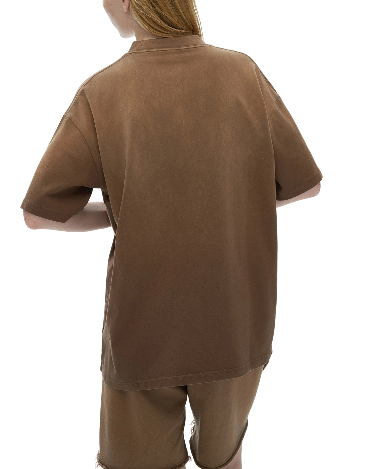Vintage Washed Tiger Stripes Dyed Gradient T-Shirt - Hanggerrz