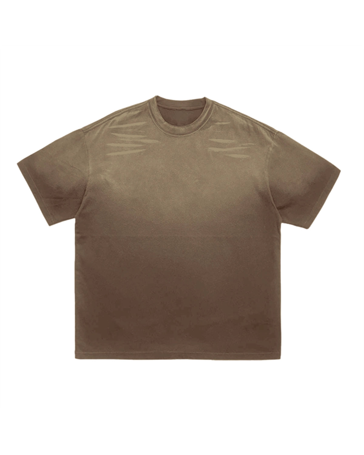 Vintage Washed Tiger Stripes Dyed Gradient T-Shirt - Hanggerrz