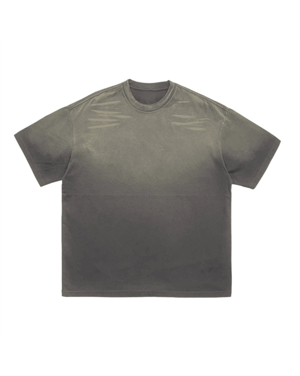 Vintage Washed Tiger Stripes Dyed Gradient T-Shirt - Hanggerrz