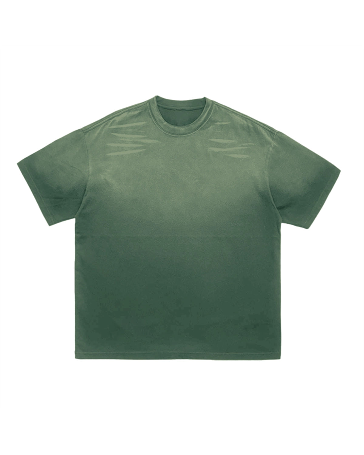 Vintage Washed Tiger Stripes Dyed Gradient T-Shirt - Hanggerrz