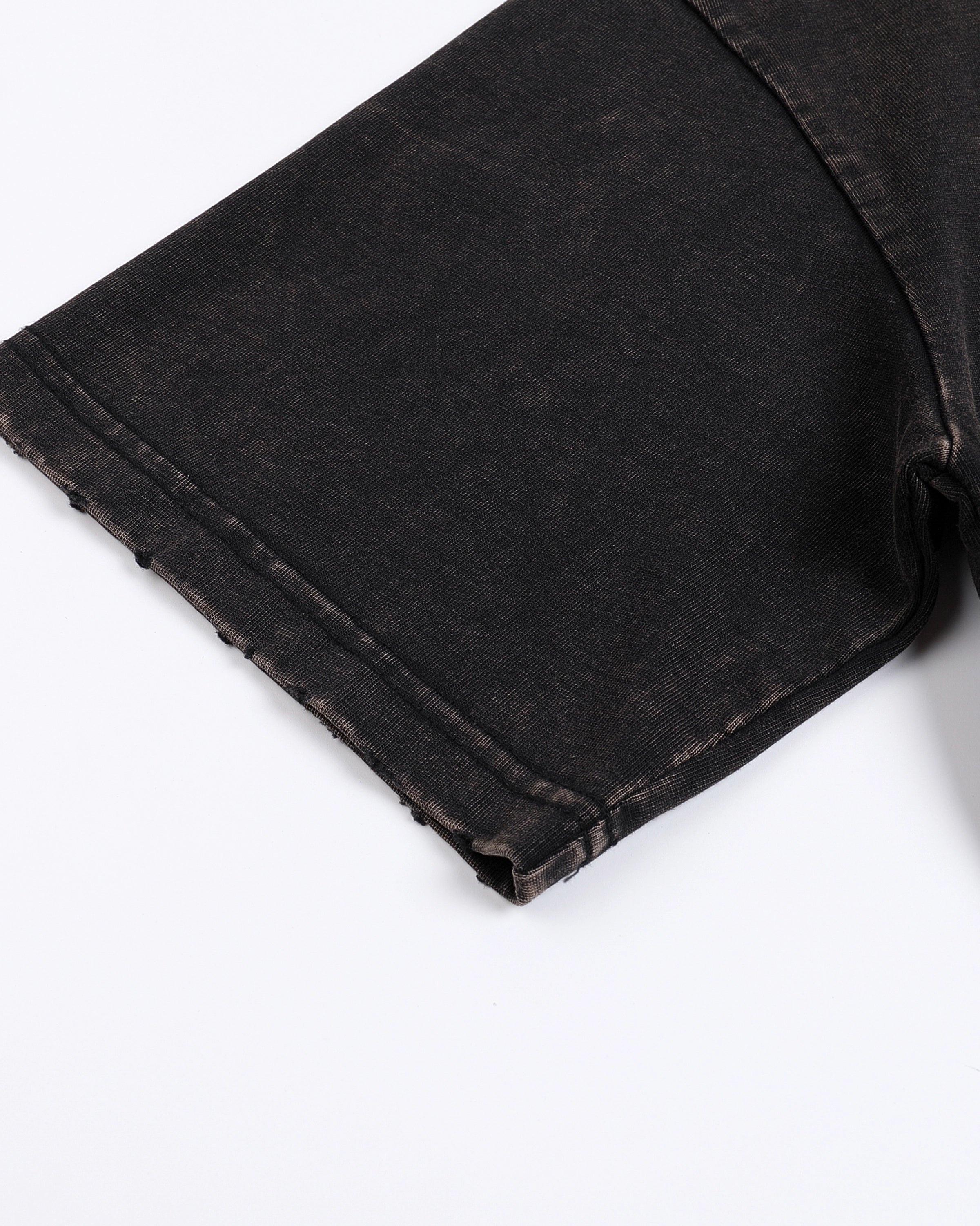 Streetwear Edge Frayed Vintage Washed T-Shirt - Hanggerrz