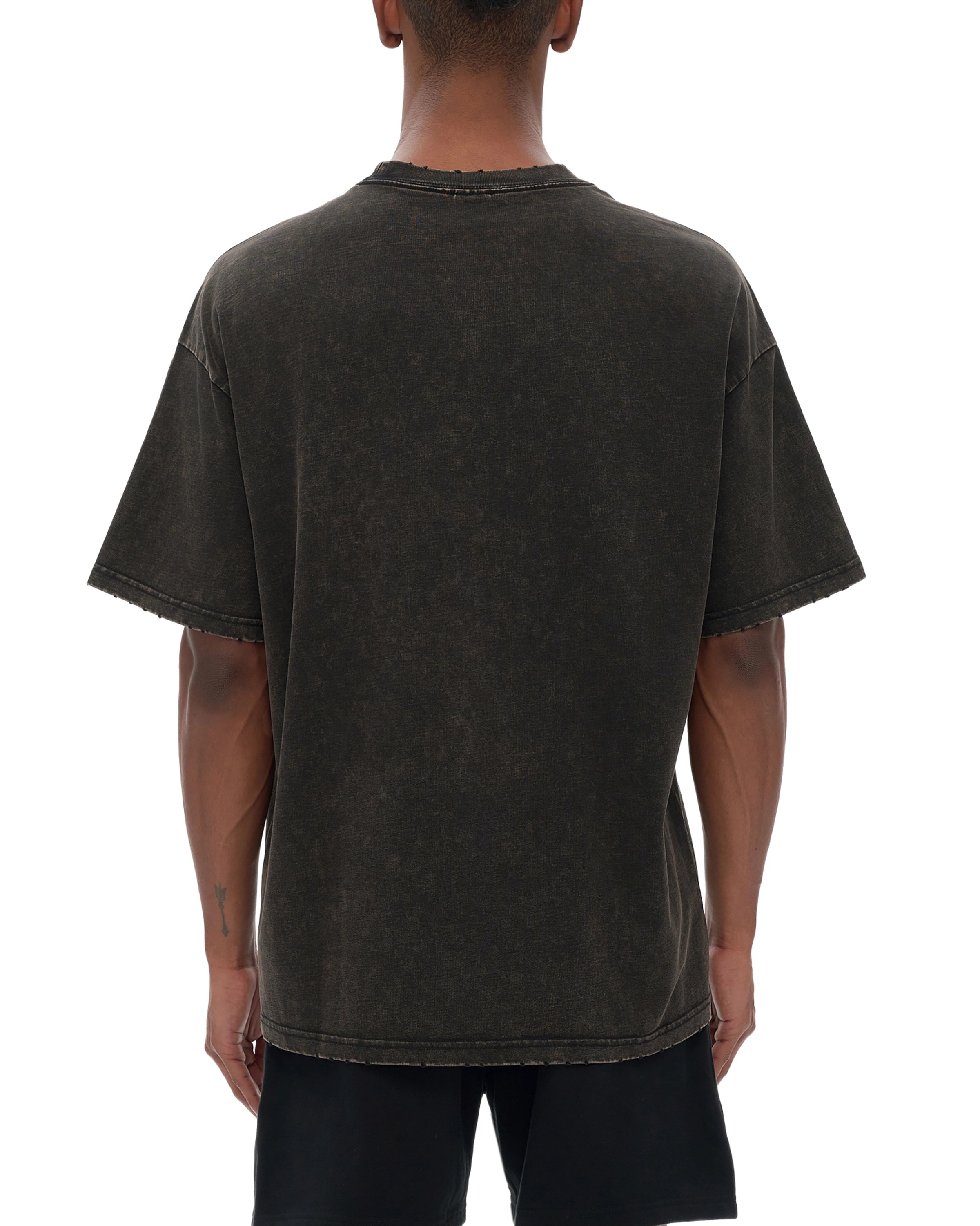 Streetwear Edge Frayed Vintage Washed T-Shirt - Hanggerrz