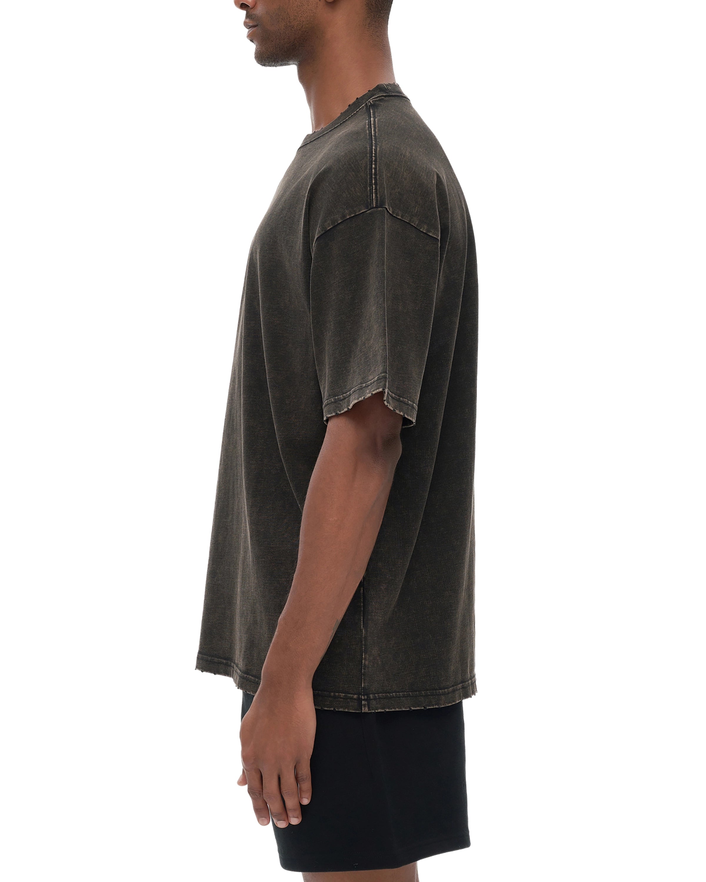 Streetwear Edge Frayed Vintage Washed T-Shirt - Hanggerrz