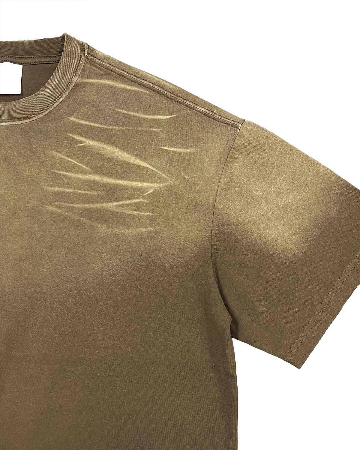Vintage Washed Tiger Stripes Dyed Gradient T-Shirt - Hanggerrz
