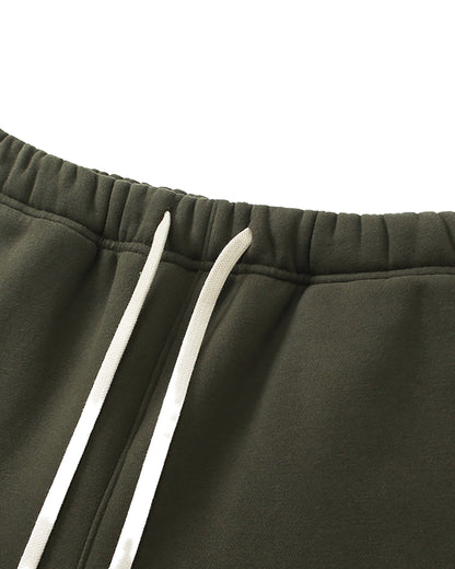 Streetwear Fleece Straight Leg Pants