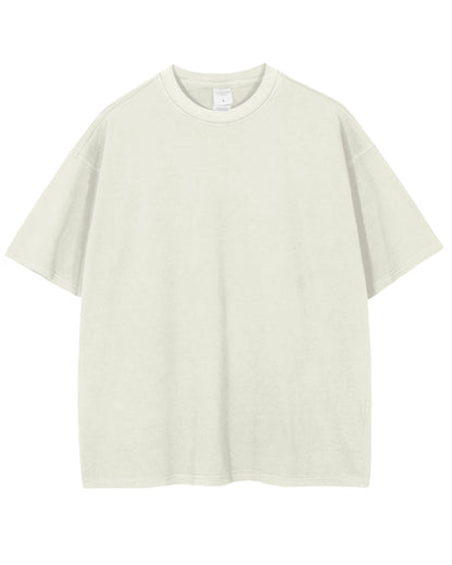 Streetwear Vintage Wash Drop Shoulder T-Shirt