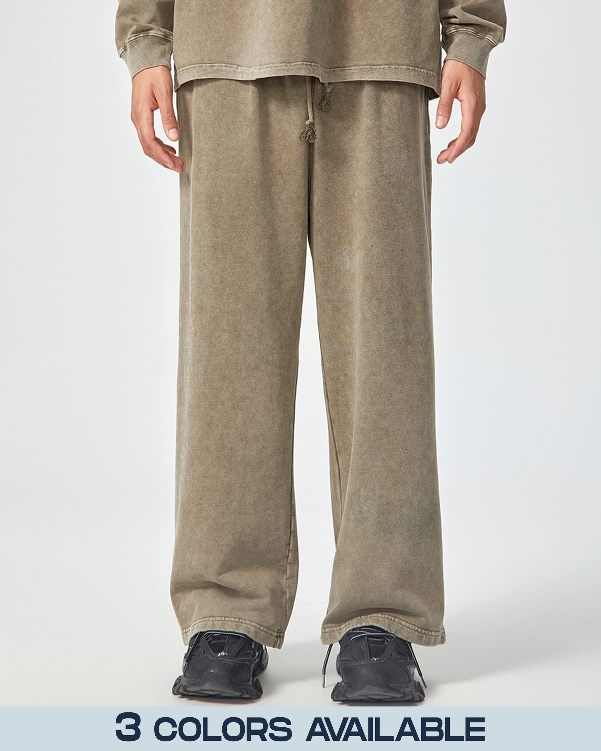 Acid Wash Straight Leg Pants - Hanggerrz