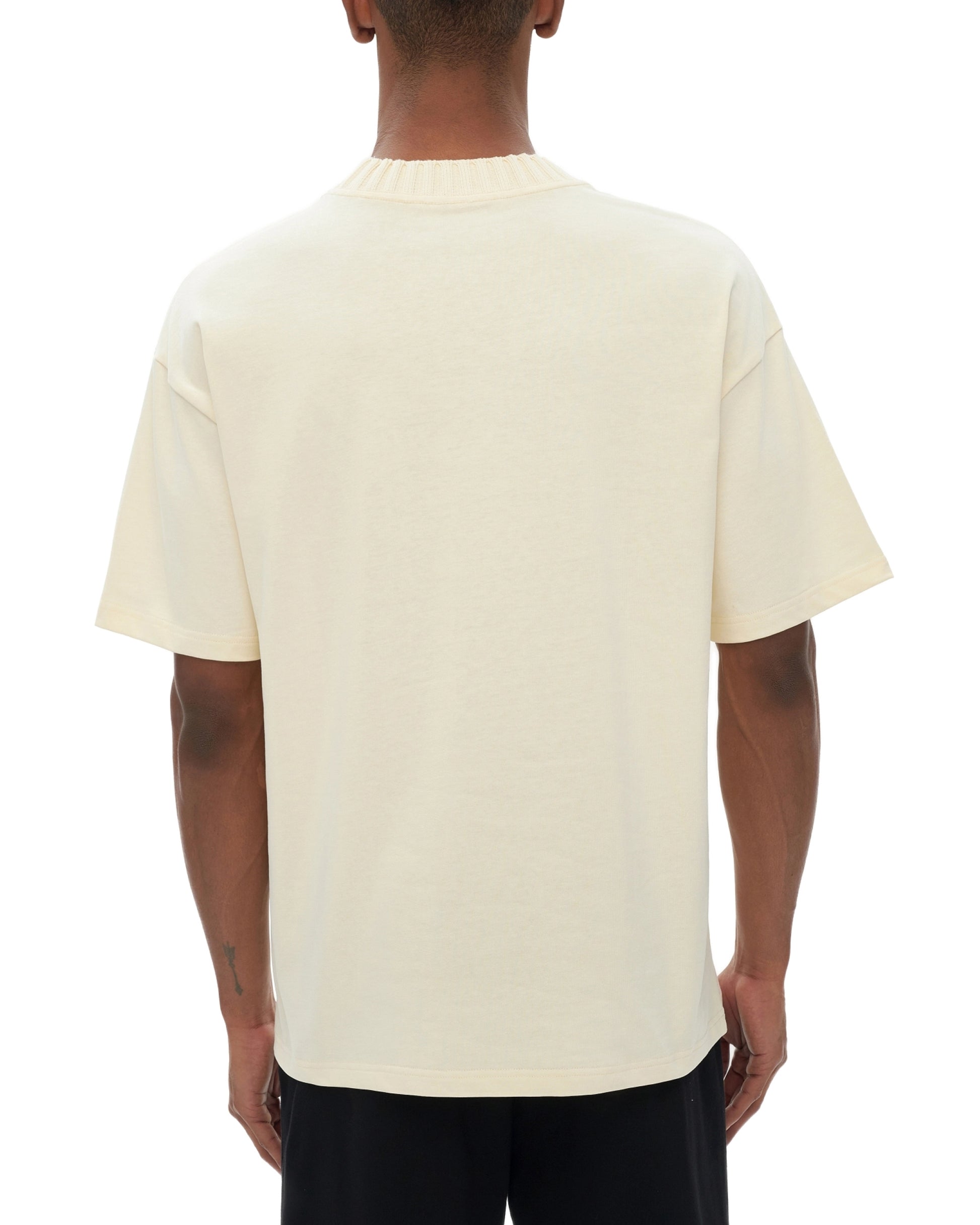 Heavyweight Knitted Round Neck T-Shirt - Hanggerrz