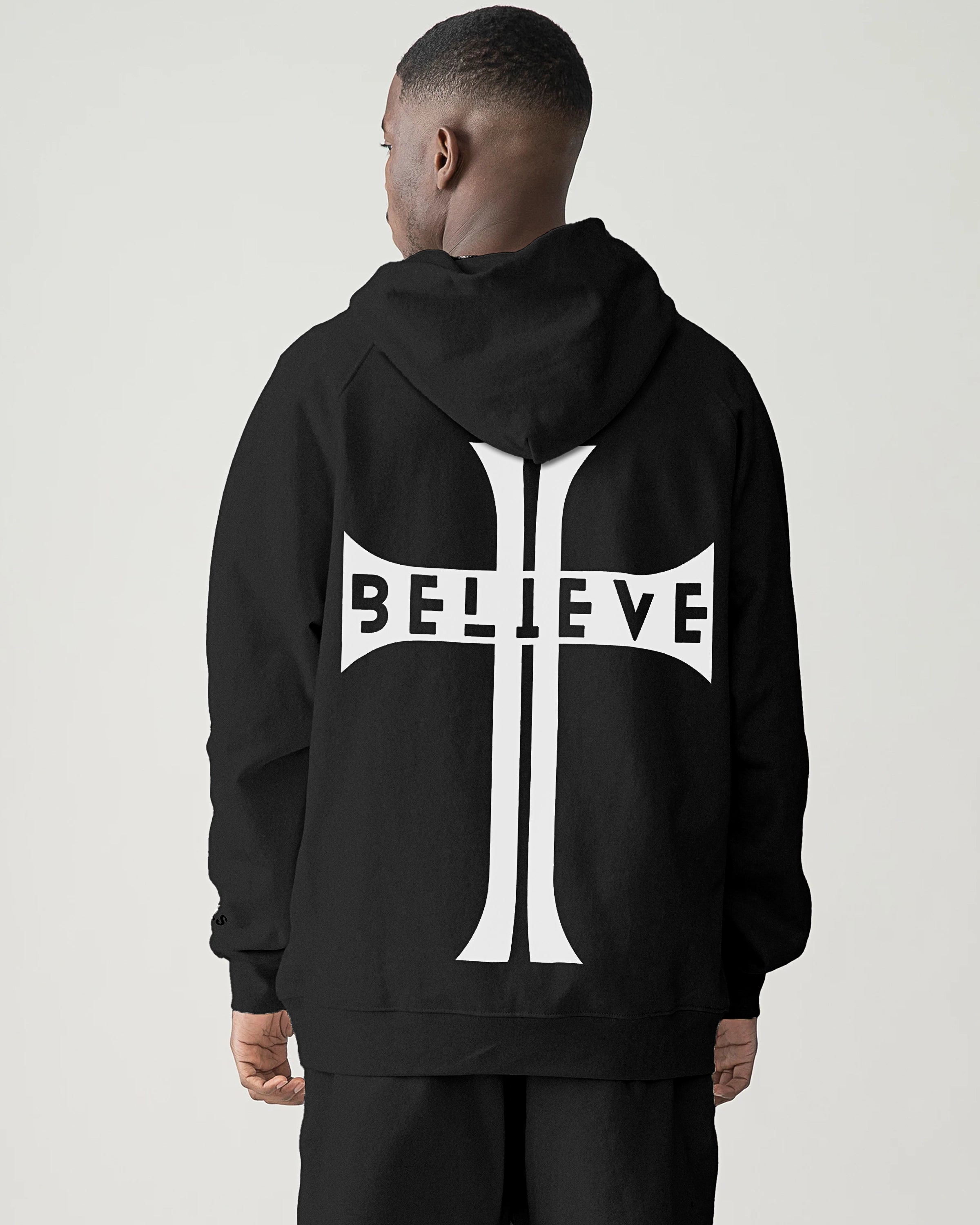 Believe Streetwear Unisex Fleece-Lined Hoodie - Hanggerrz