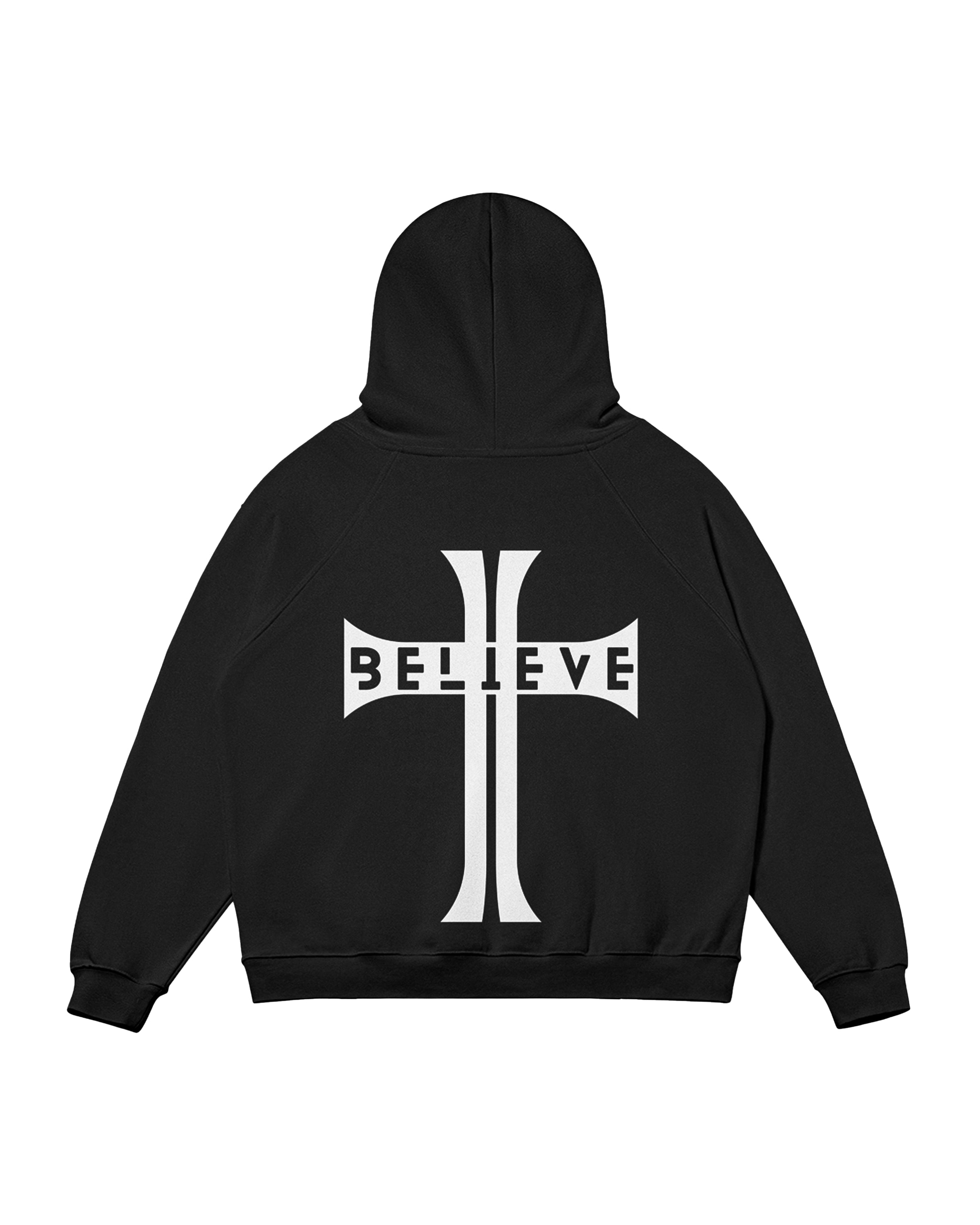 Believe Streetwear Unisex Fleece-Lined Hoodie - Hanggerrz