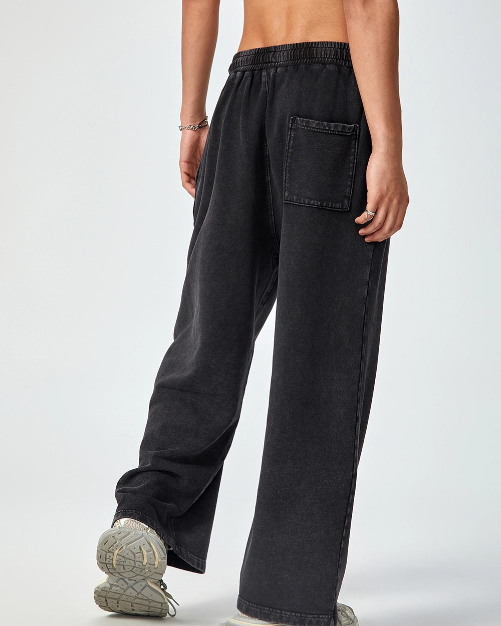 Acid Wash Straight Leg Pants - Hanggerrz