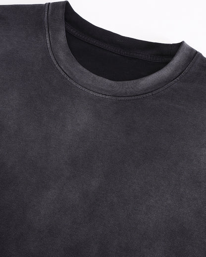 Black Classic Wash Gradient T-shirt - Hanggerrz