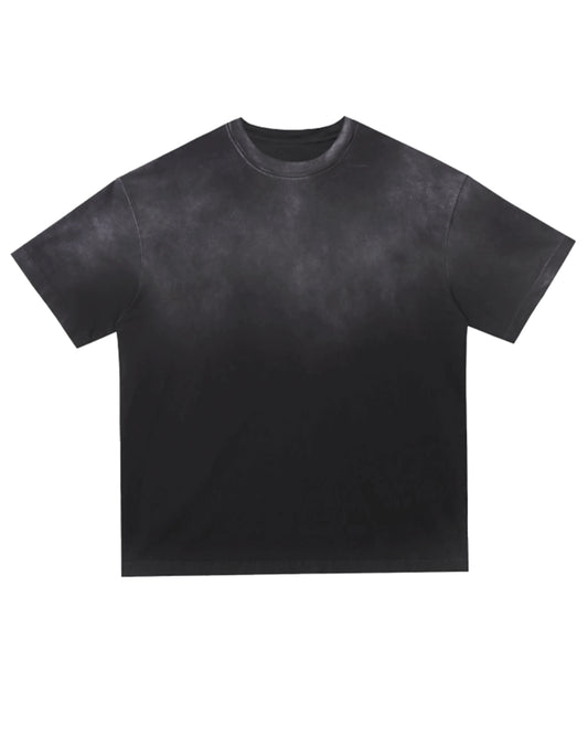 Black Classic Wash Gradient T-shirt - Hanggerrz