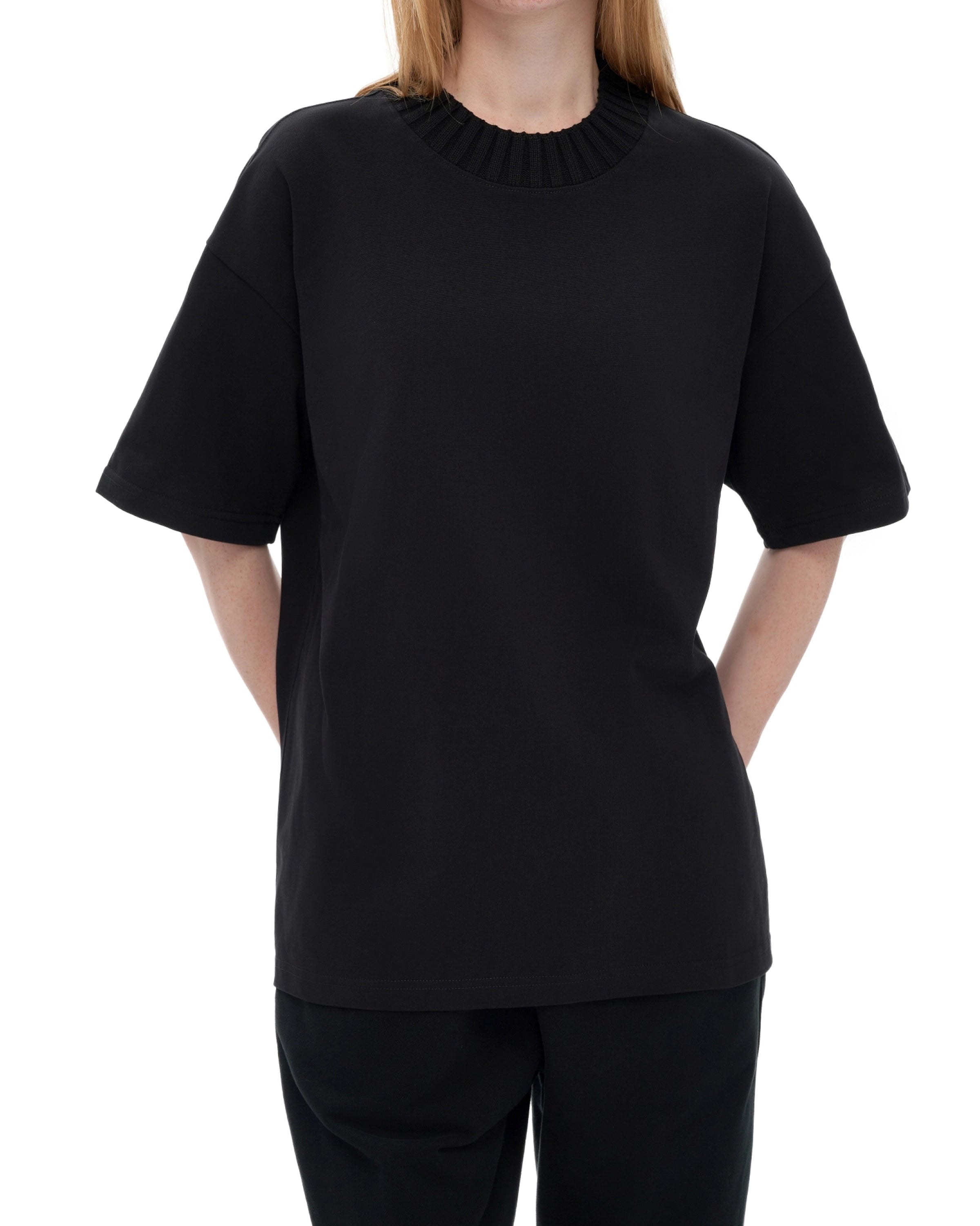 Heavyweight Knitted Round Neck T-Shirt - Hanggerrz