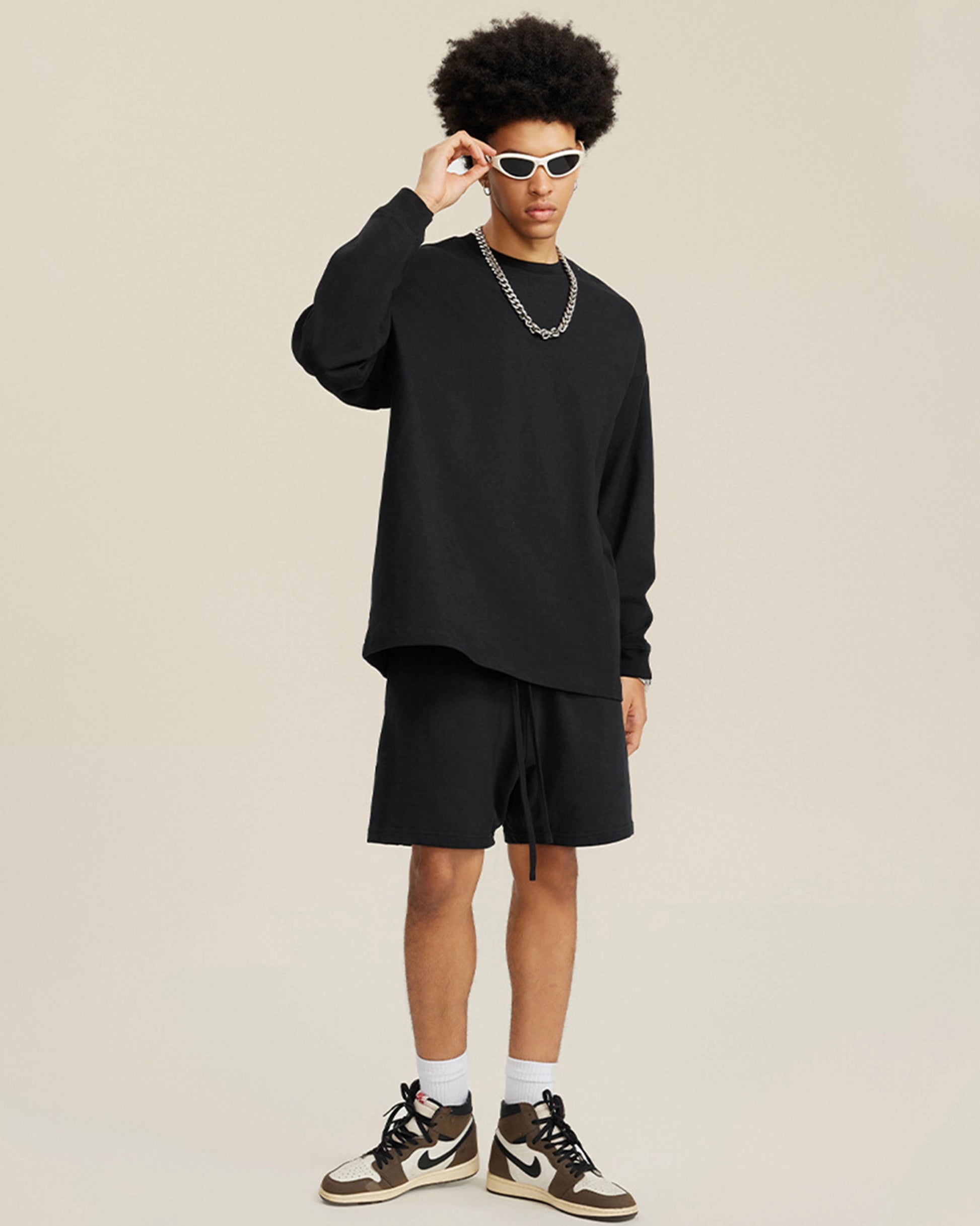 Streetwear FOG Cotton Long Sleeve Tee - Hanggerrz