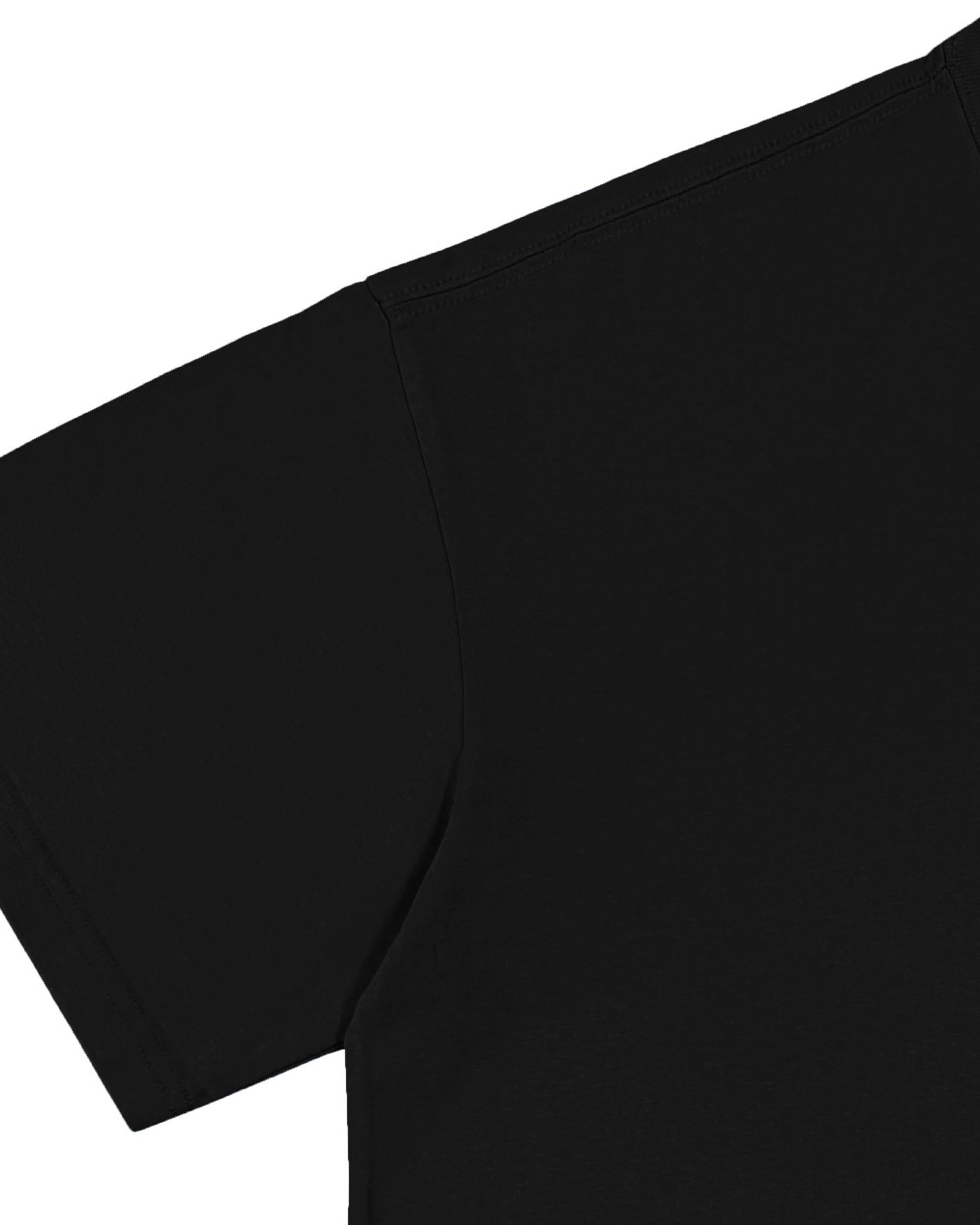 Black Sunfade Vintage Washed Gradient T-Shirt Sleeves - Hanggerrz