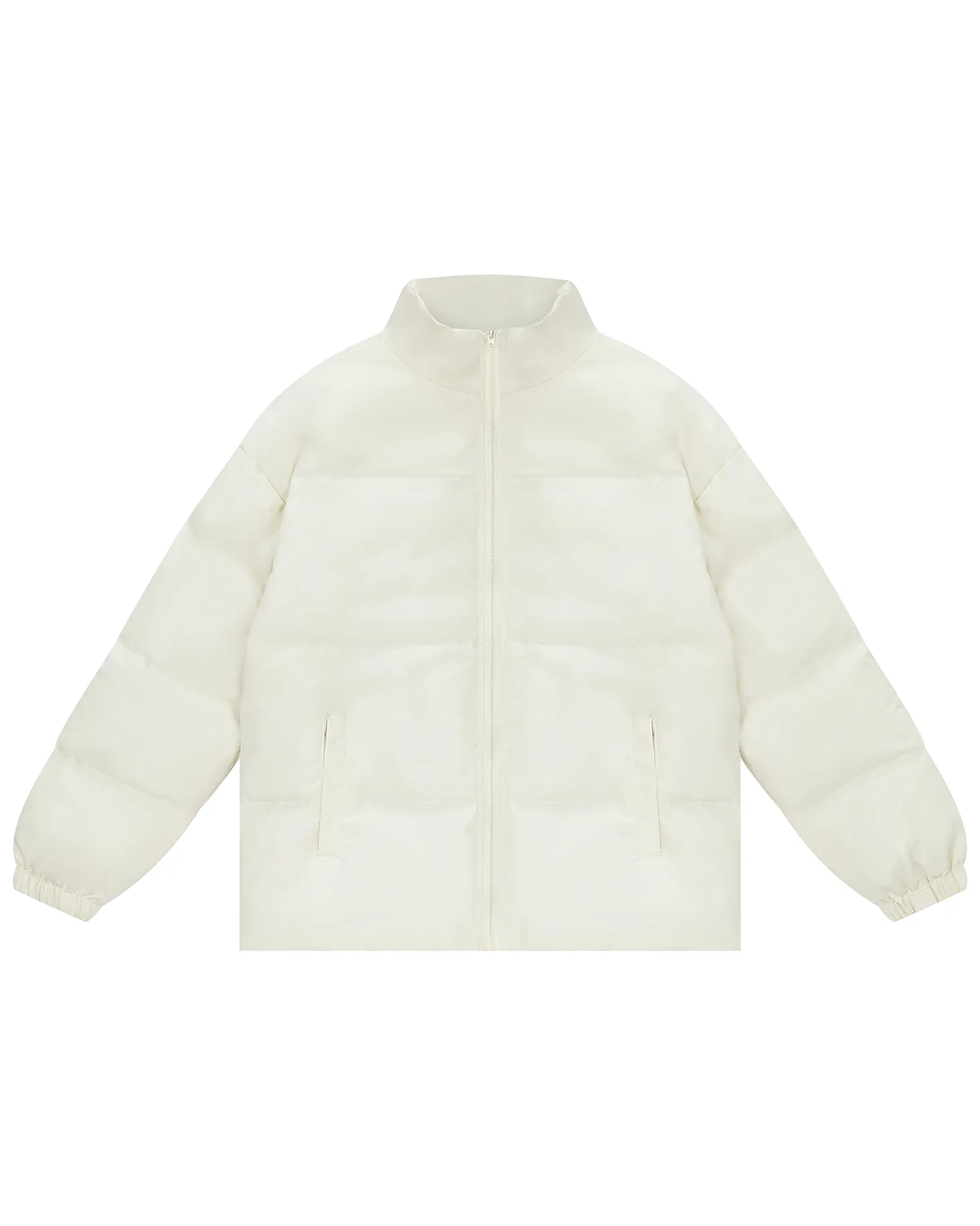 Streetwear Unisex Zipper Puffer Jacket - Hanggerrz