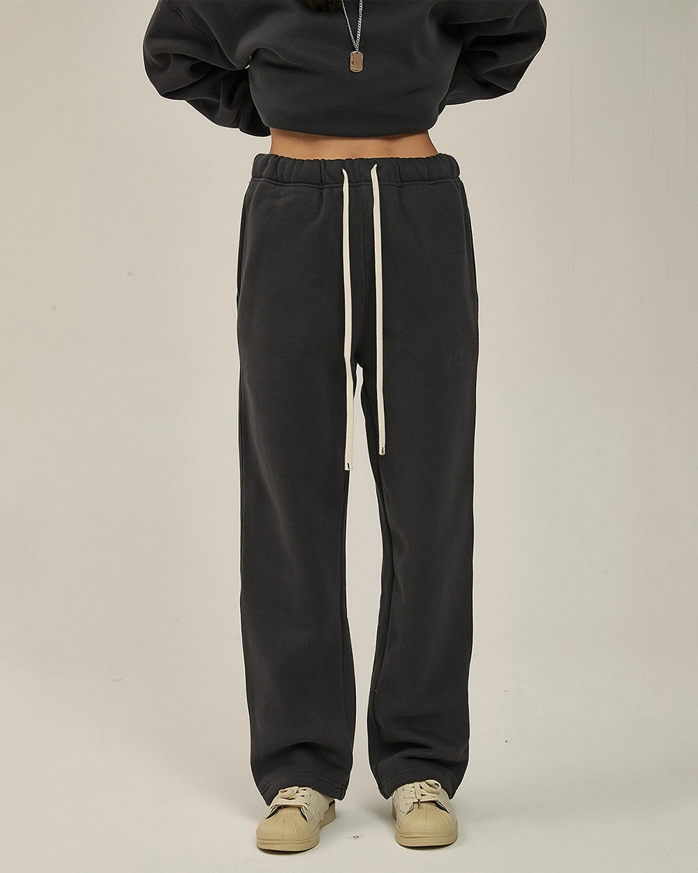 Streetwear Fleece Straight Leg Pants - Hanggerrz