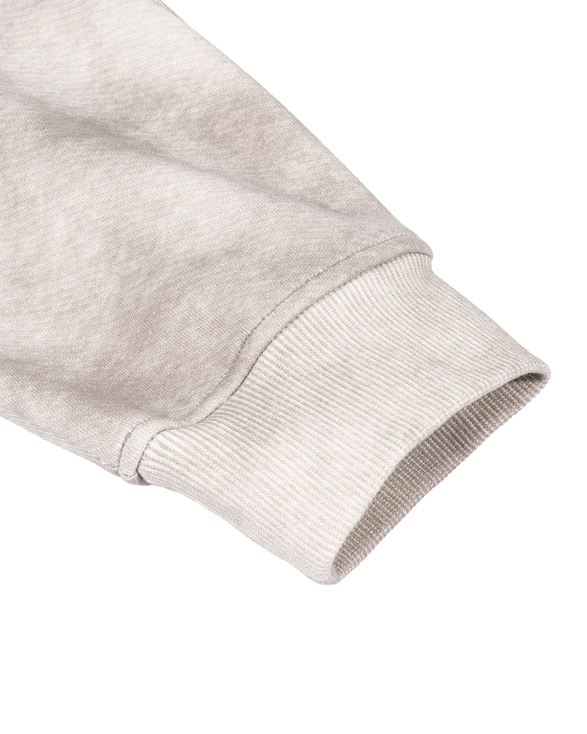 Dirty Washed Boxy Zip-up Fleece Hoodie Sleeves - Hanggerrz