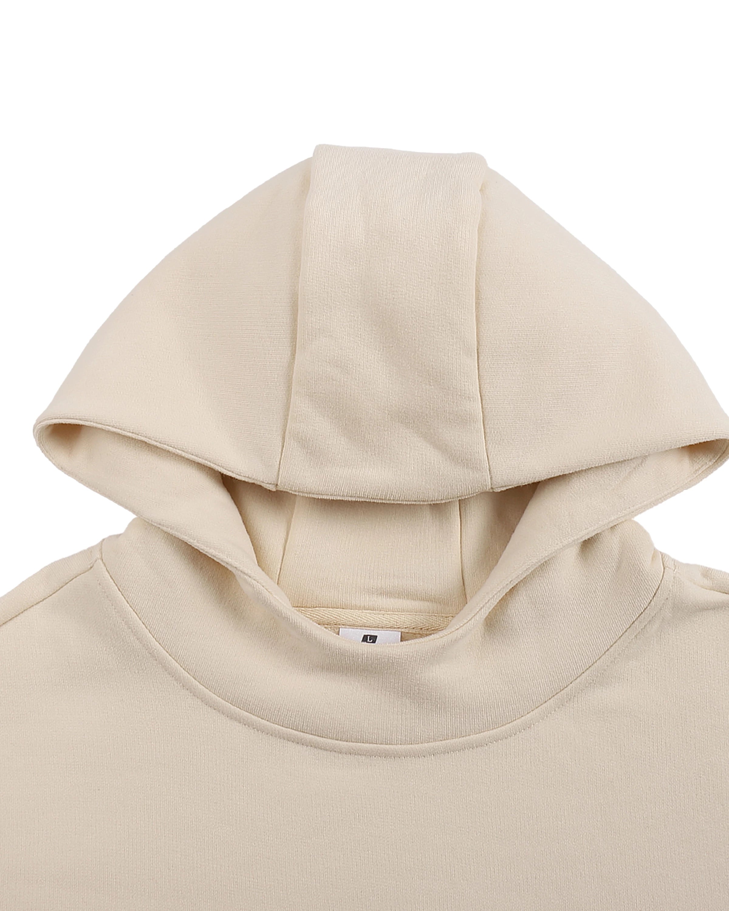 Fleeced High Neck Unisex Hoodie Hood - Hanggerrz