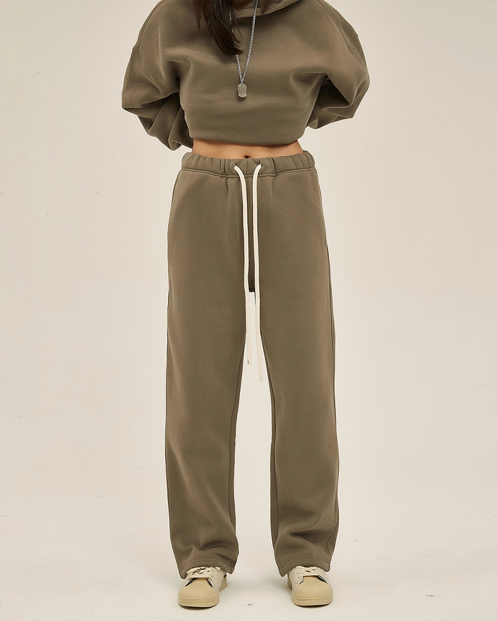 Streetwear Fleece Straight Leg Pants - Hanggerrz