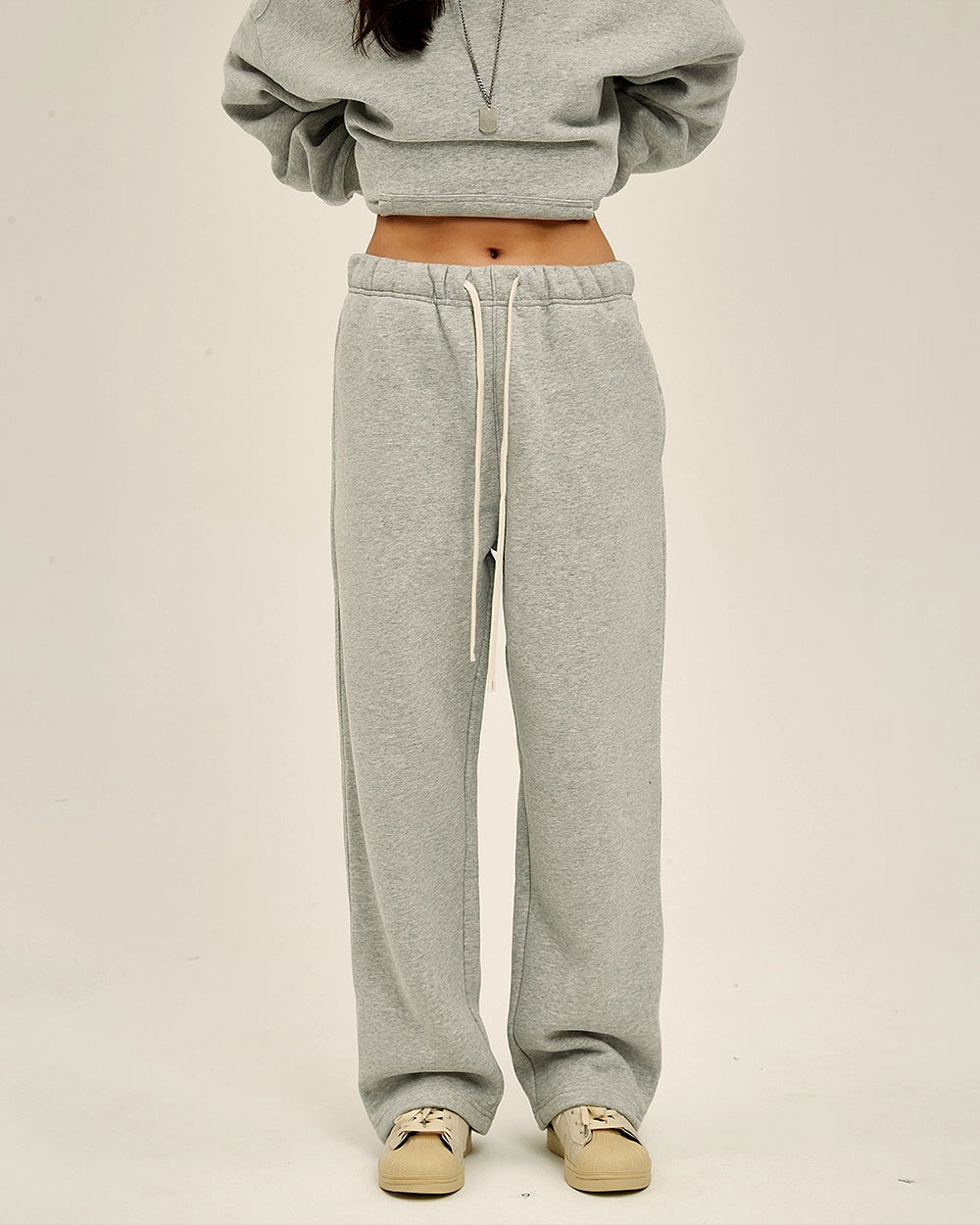 Streetwear Fleece Straight Leg Pants - Hanggerrz