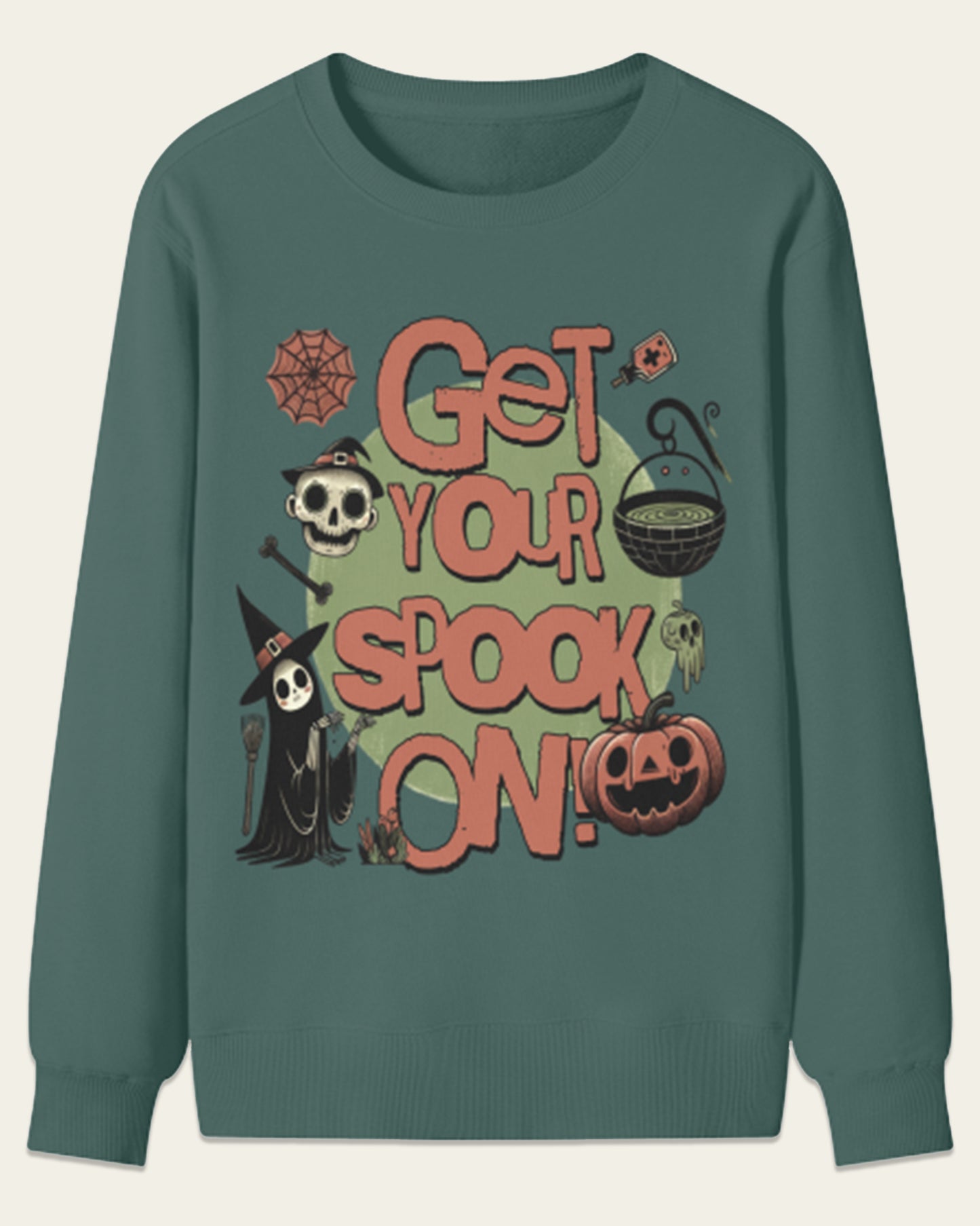 Spook On Classic Sweatshirt - Hanggerrz