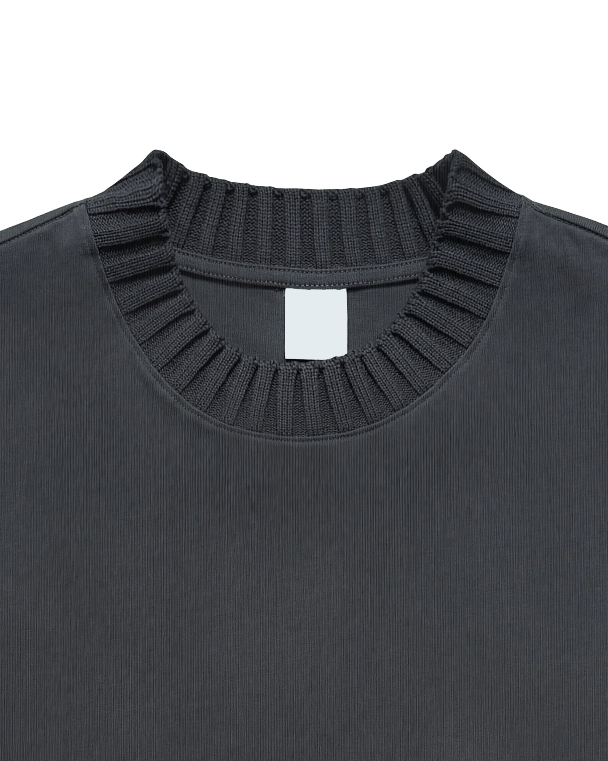 Heavyweight Knitted Round Neck T-Shirt - Hanggerrz