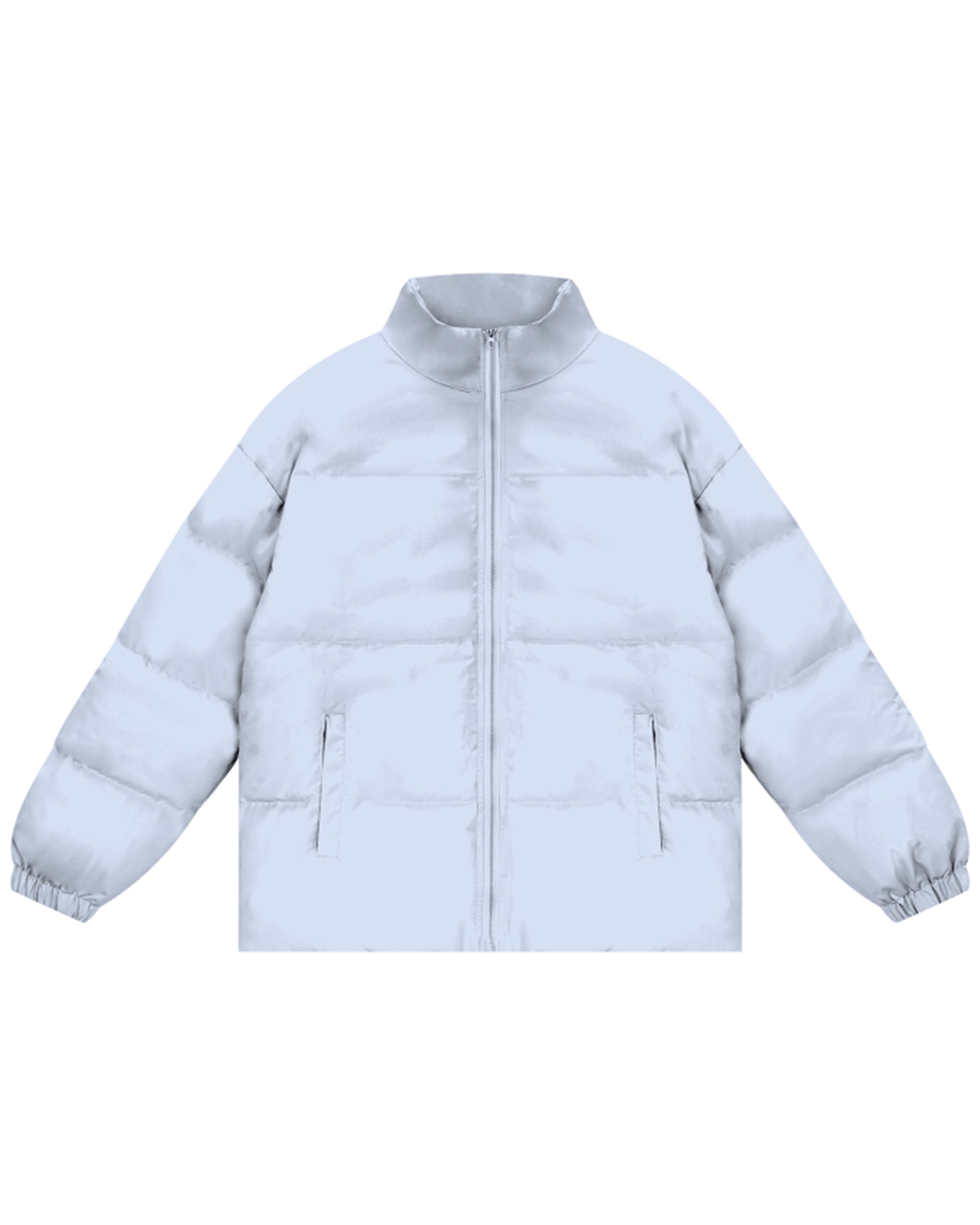 Streetwear Unisex Zipper Puffer Jacket - Hanggerrz