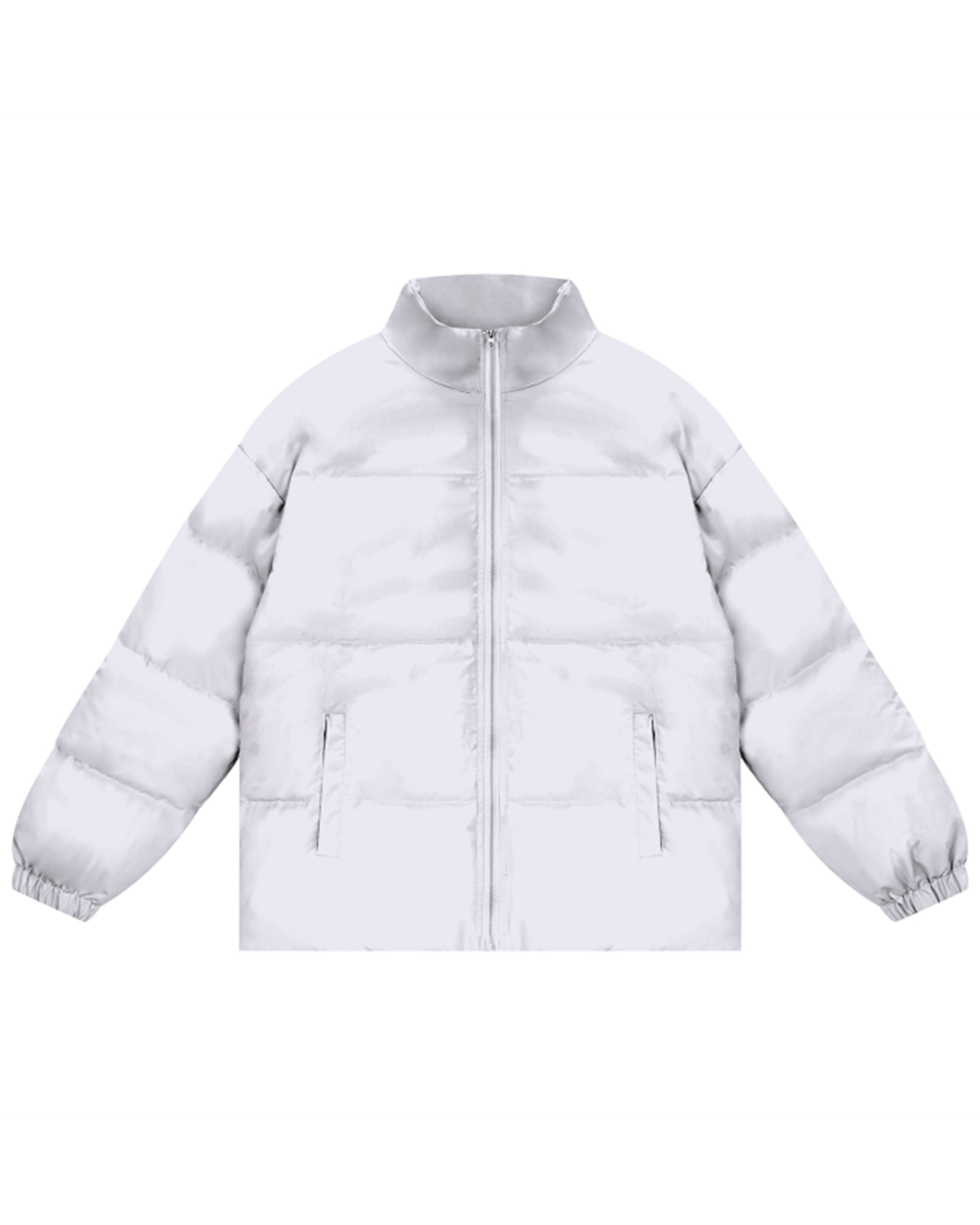 Streetwear Unisex Zipper Puffer Jacket - Hanggerrz