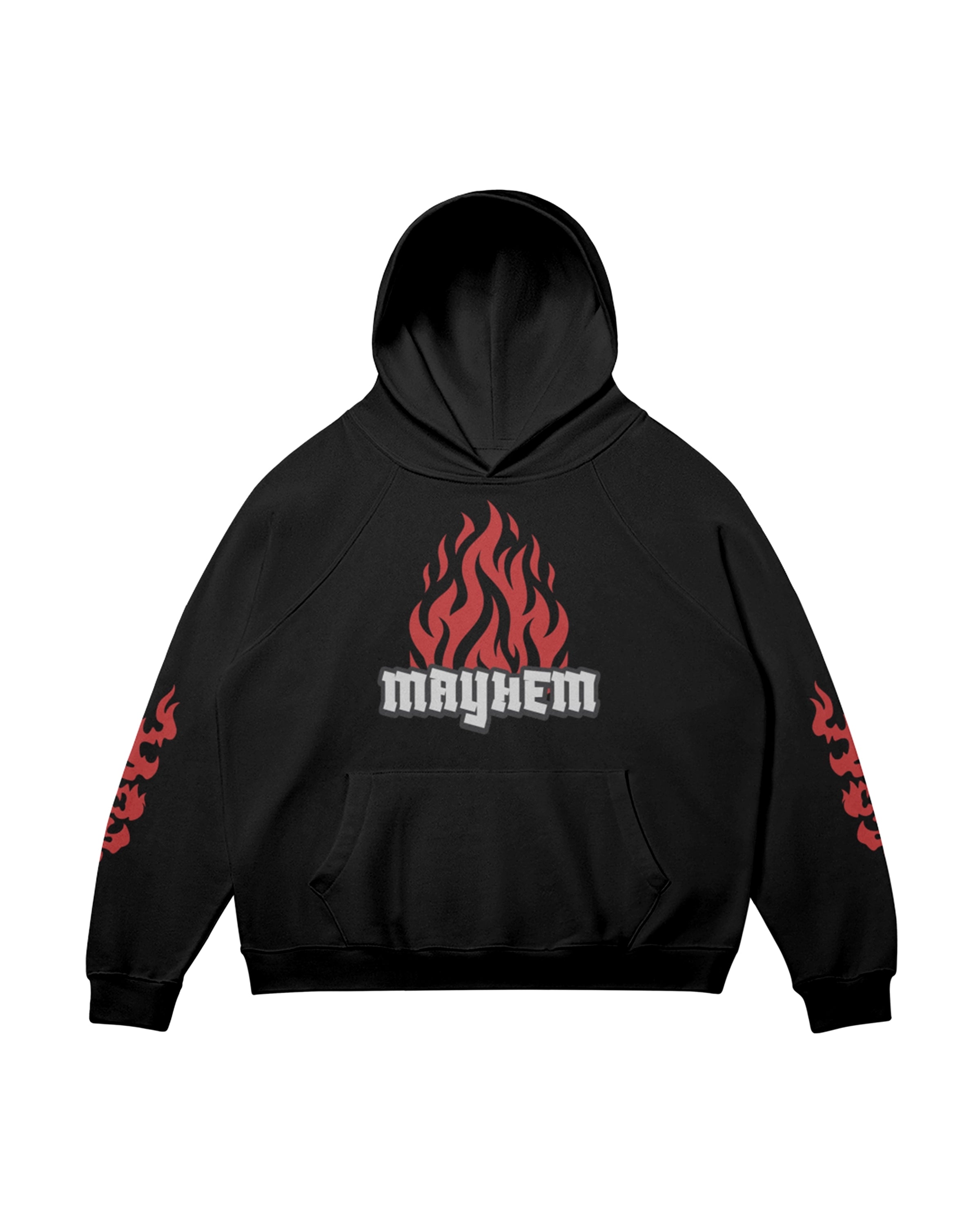 Mayhem Streetwear Unisex Fleece-Lined Hoodie - Hanggerrz