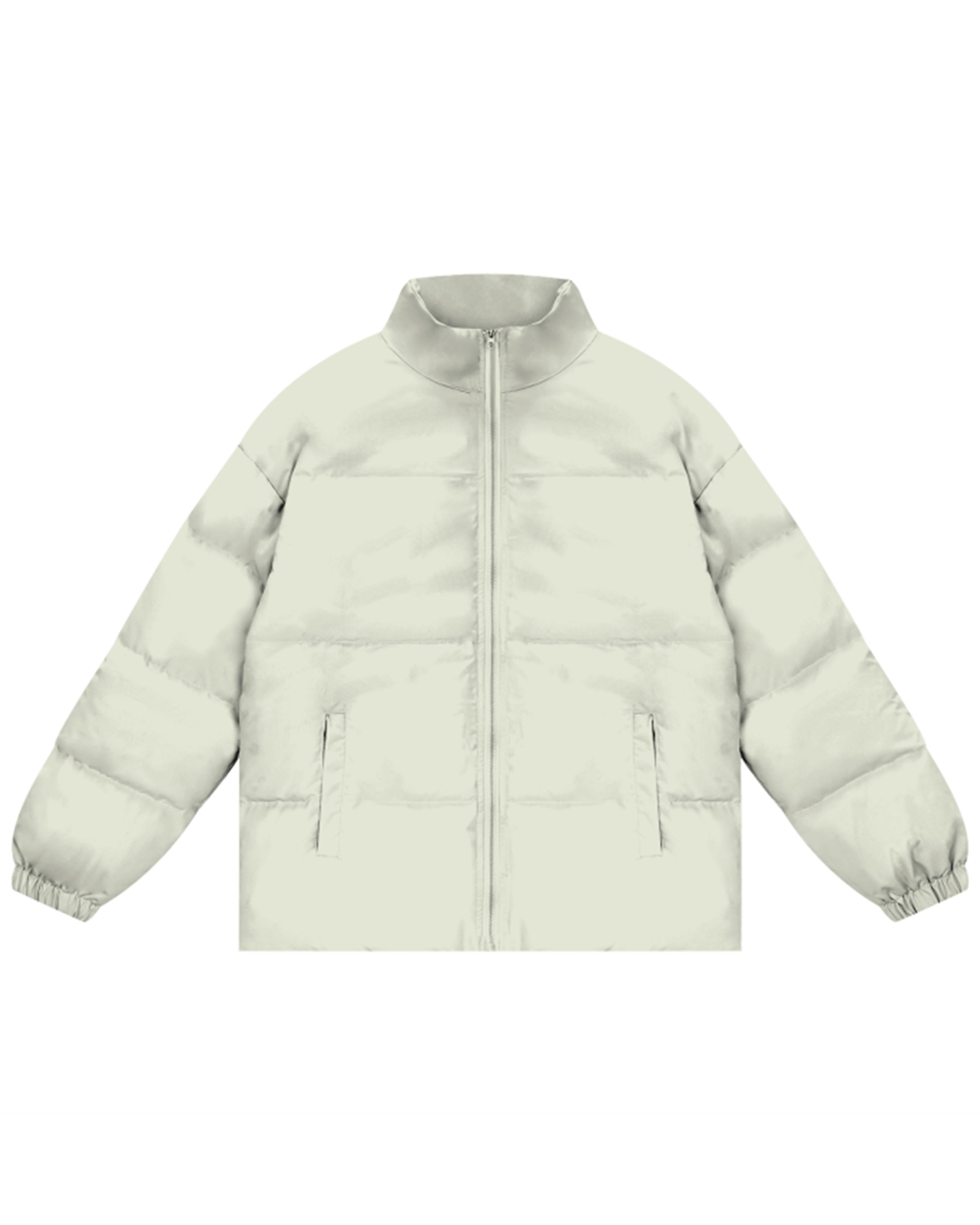 Streetwear Unisex Zipper Puffer Jacket - Hanggerrz