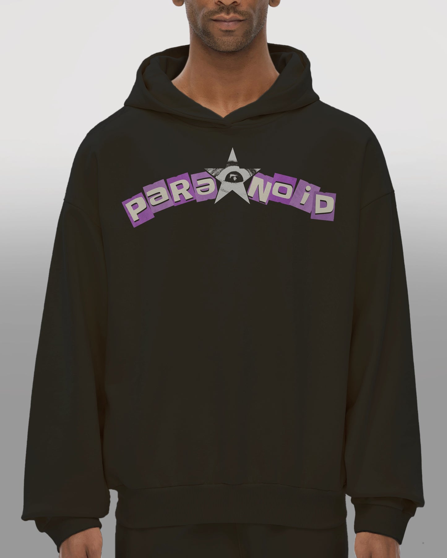 Paranoid Heavyweight Hidden Pocket Fleece Hoodie - Hanggerrz