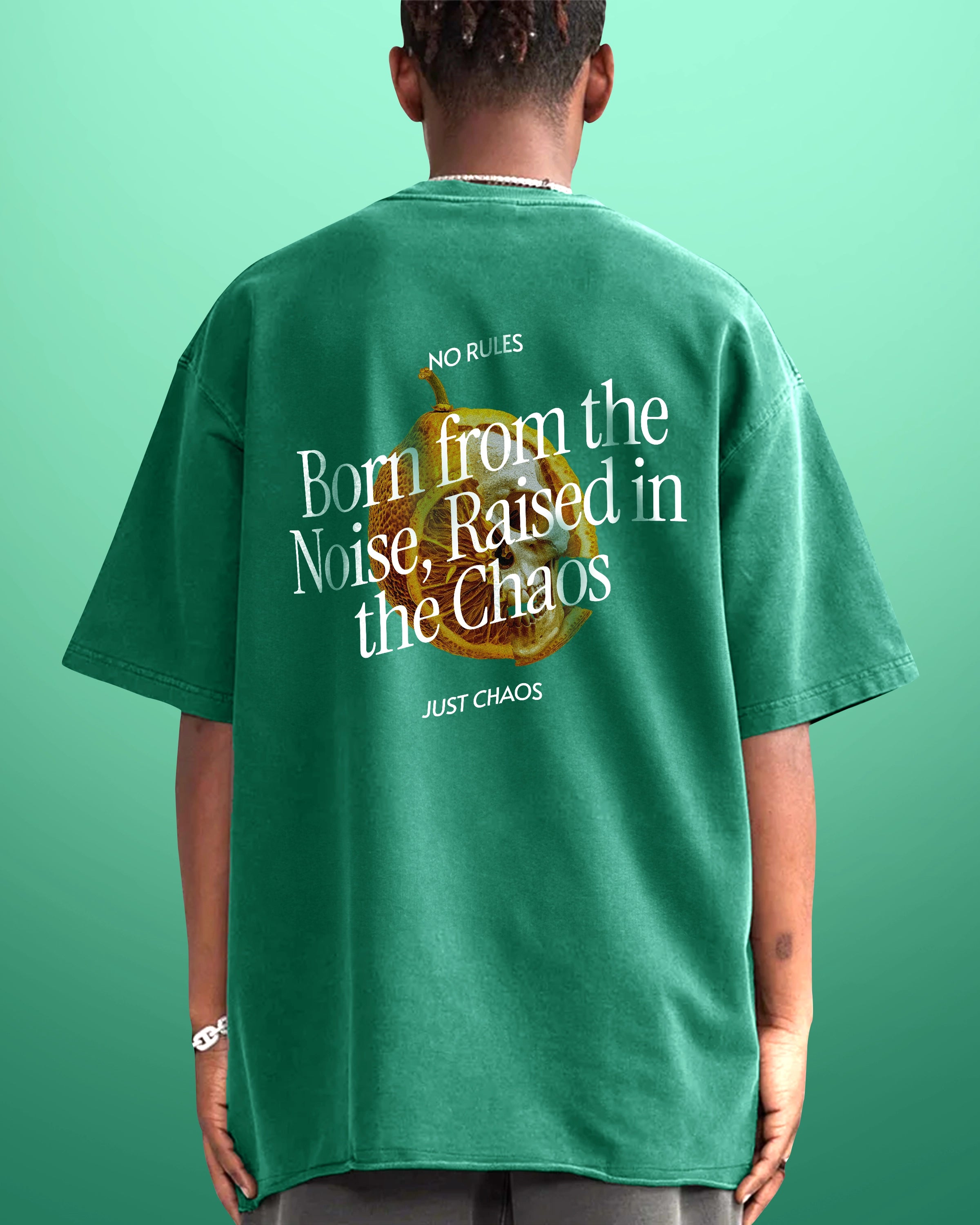 Pure Chaos Streetwear Heavyweight Vintage Washed T-Shirt - Hanggerrz