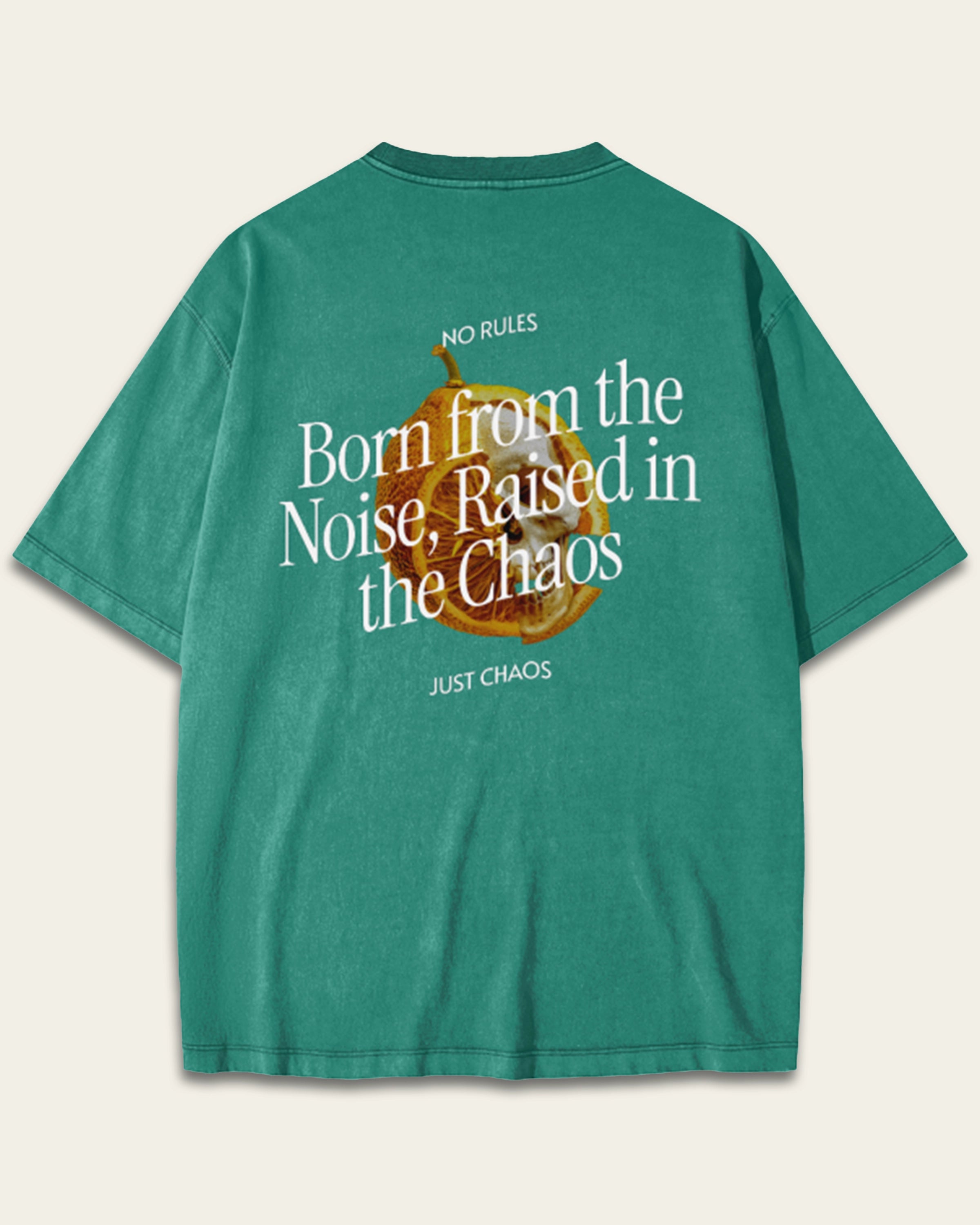 Pure Chaos Streetwear Heavyweight Vintage Washed T-Shirt - Hanggerrz