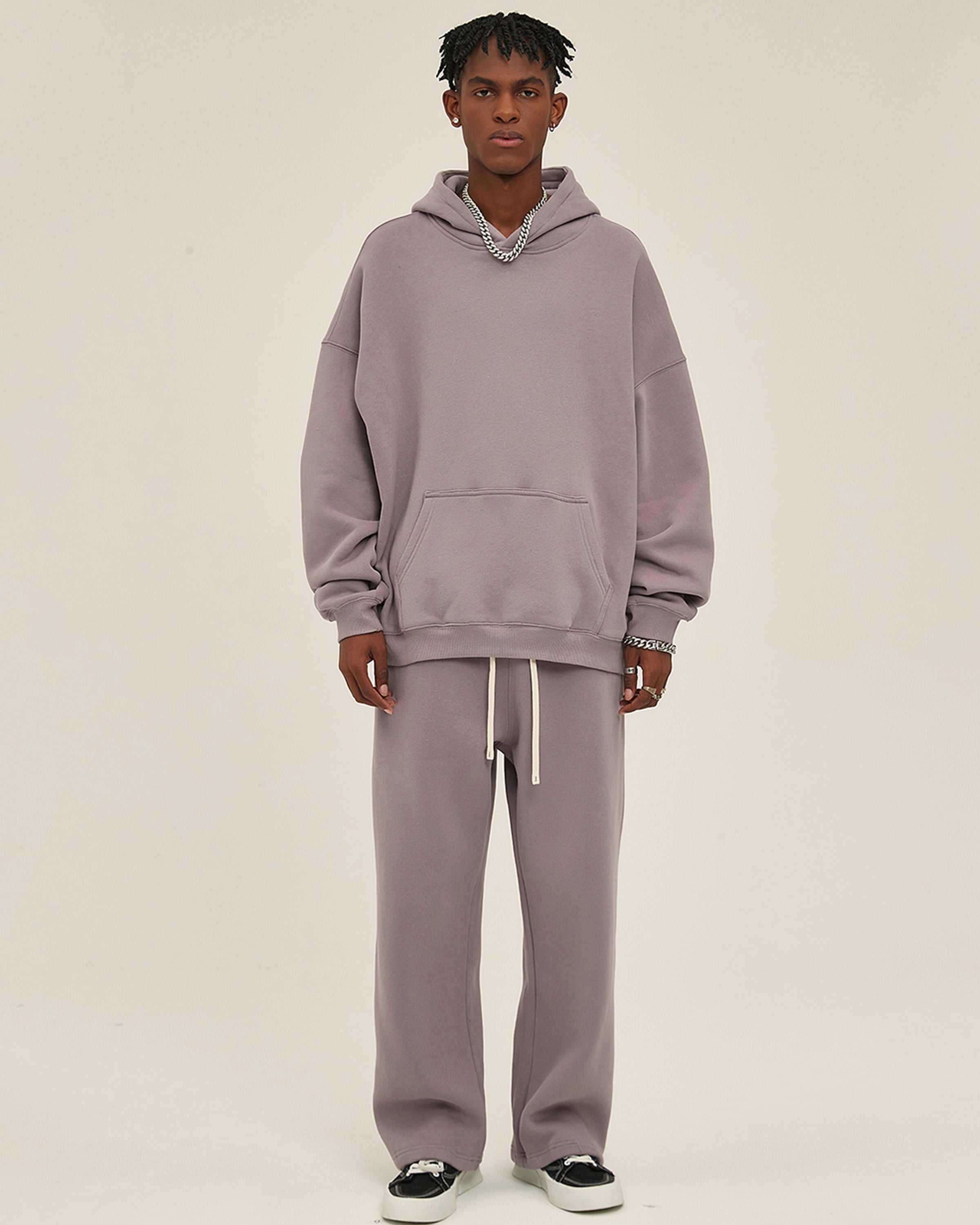 Streetwear Oversized Fleece Hoodie - Hanggerrz