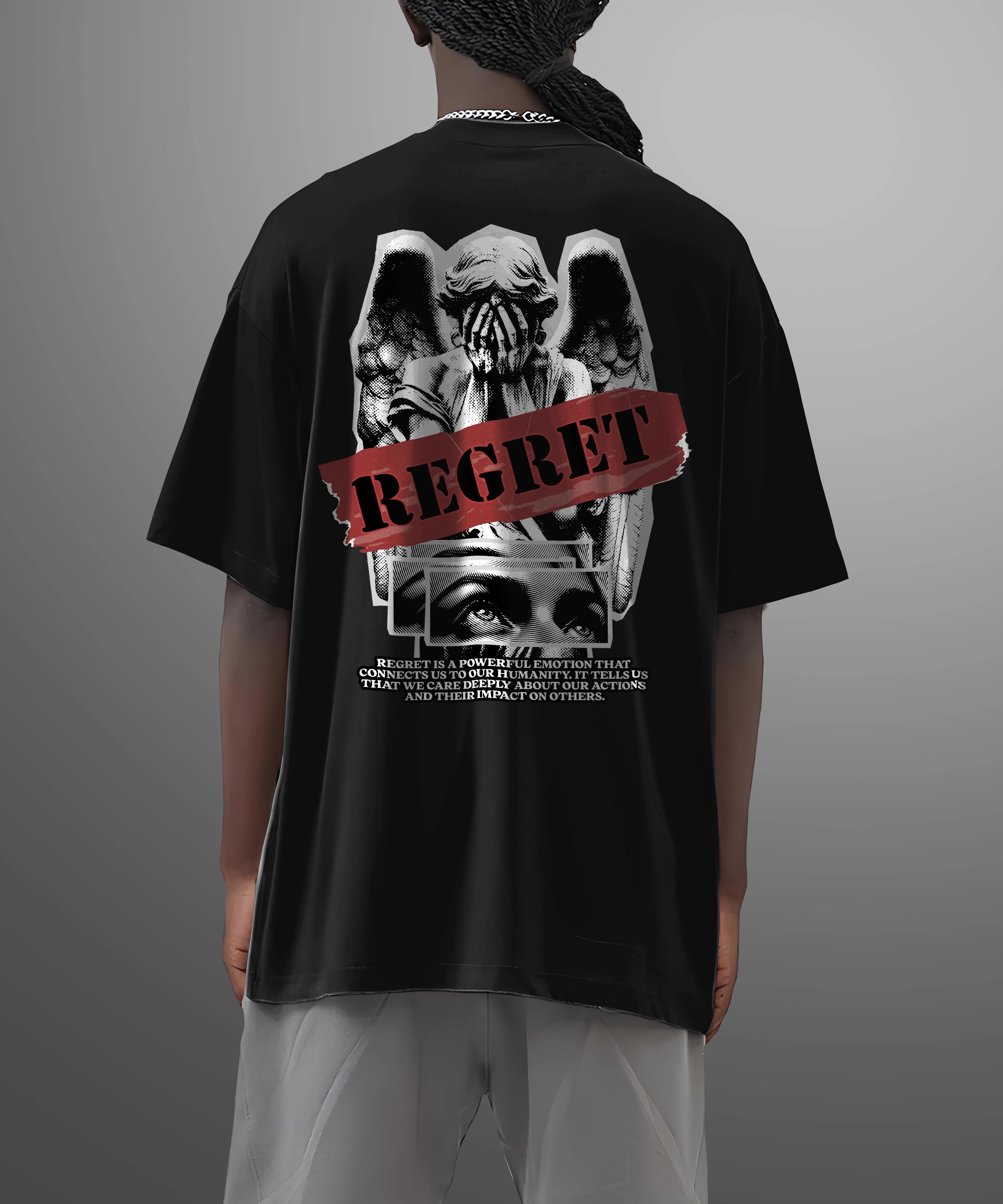 Regret Streetwear Loose Fit FOG T-Shirt - Hanggerrz