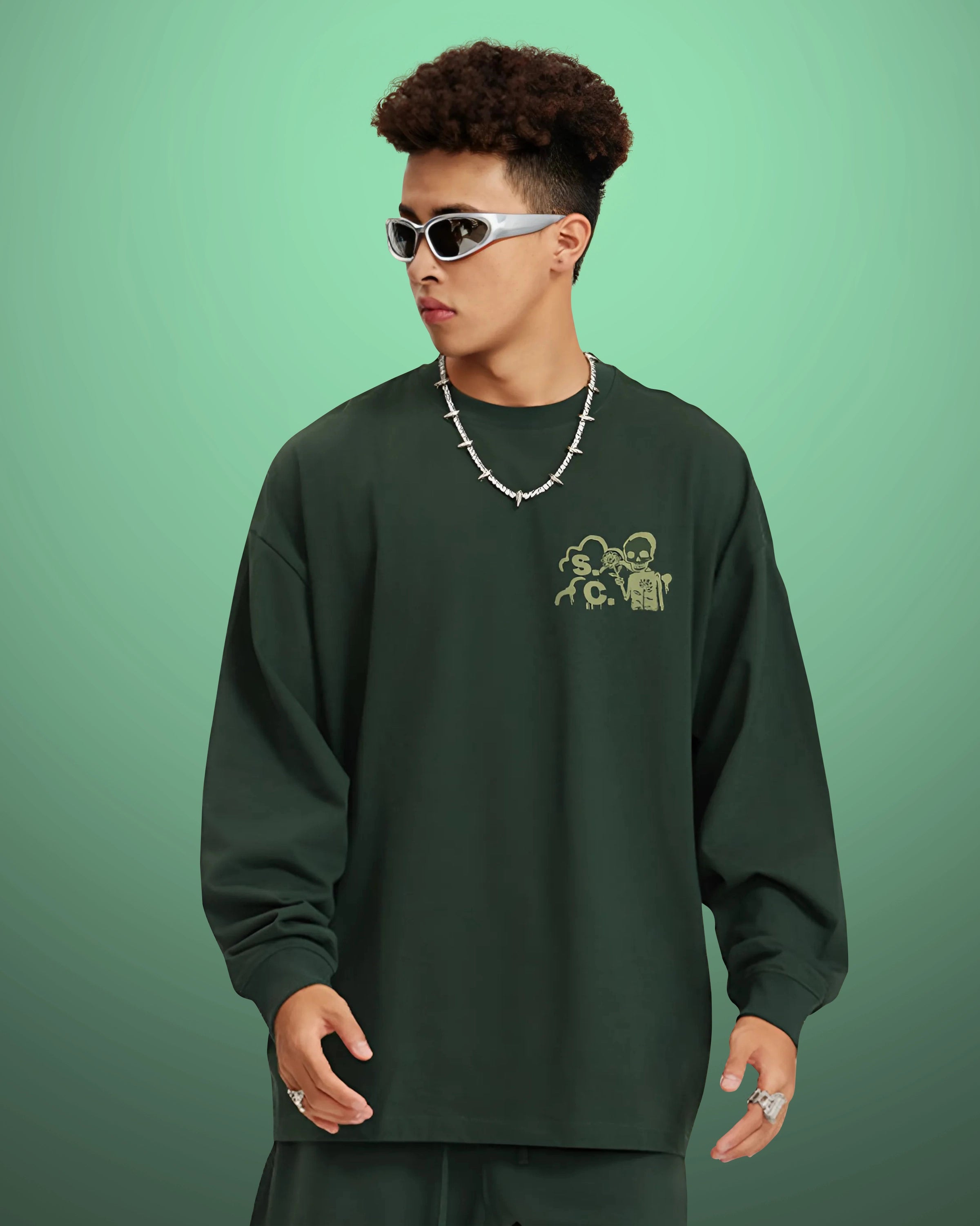 Second Chance Streetwear FOG Cotton Long Sleeve Tee - Hanggerrz