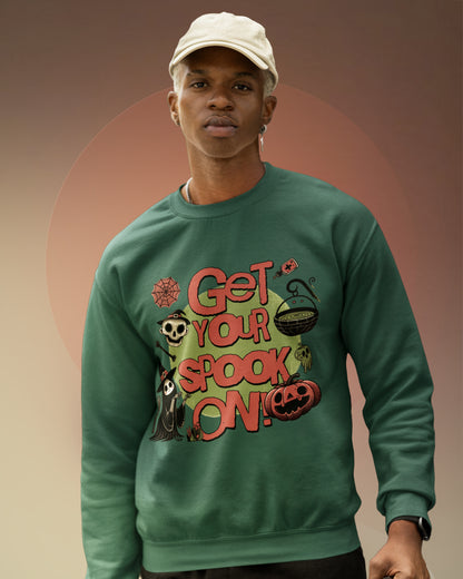 Spook On Classic Sweatshirt - Hanggerrz