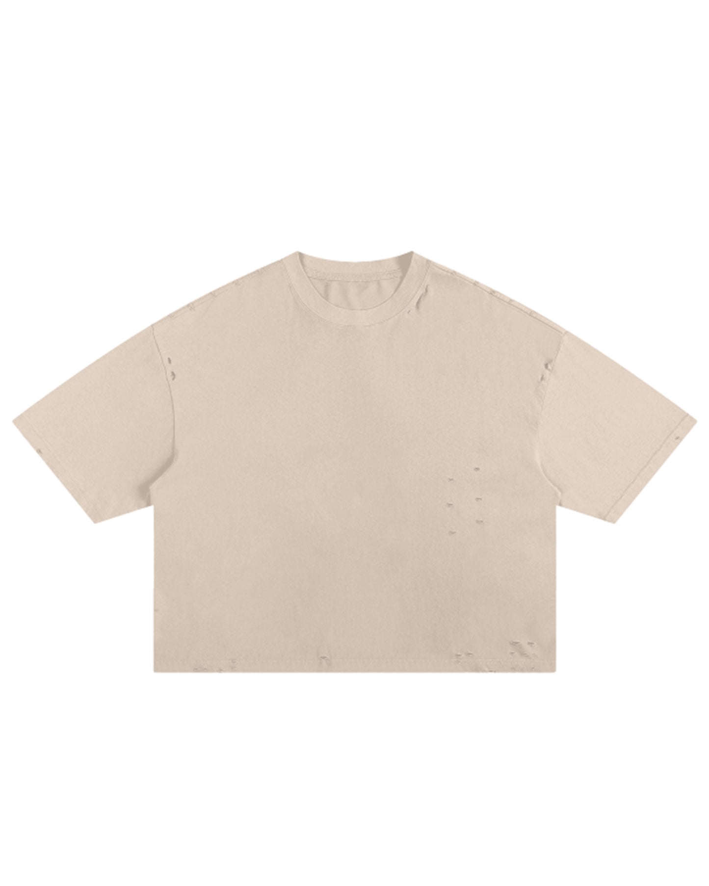 Streetwear Classic Frayed Boxy T-shirt - Hanggerrz