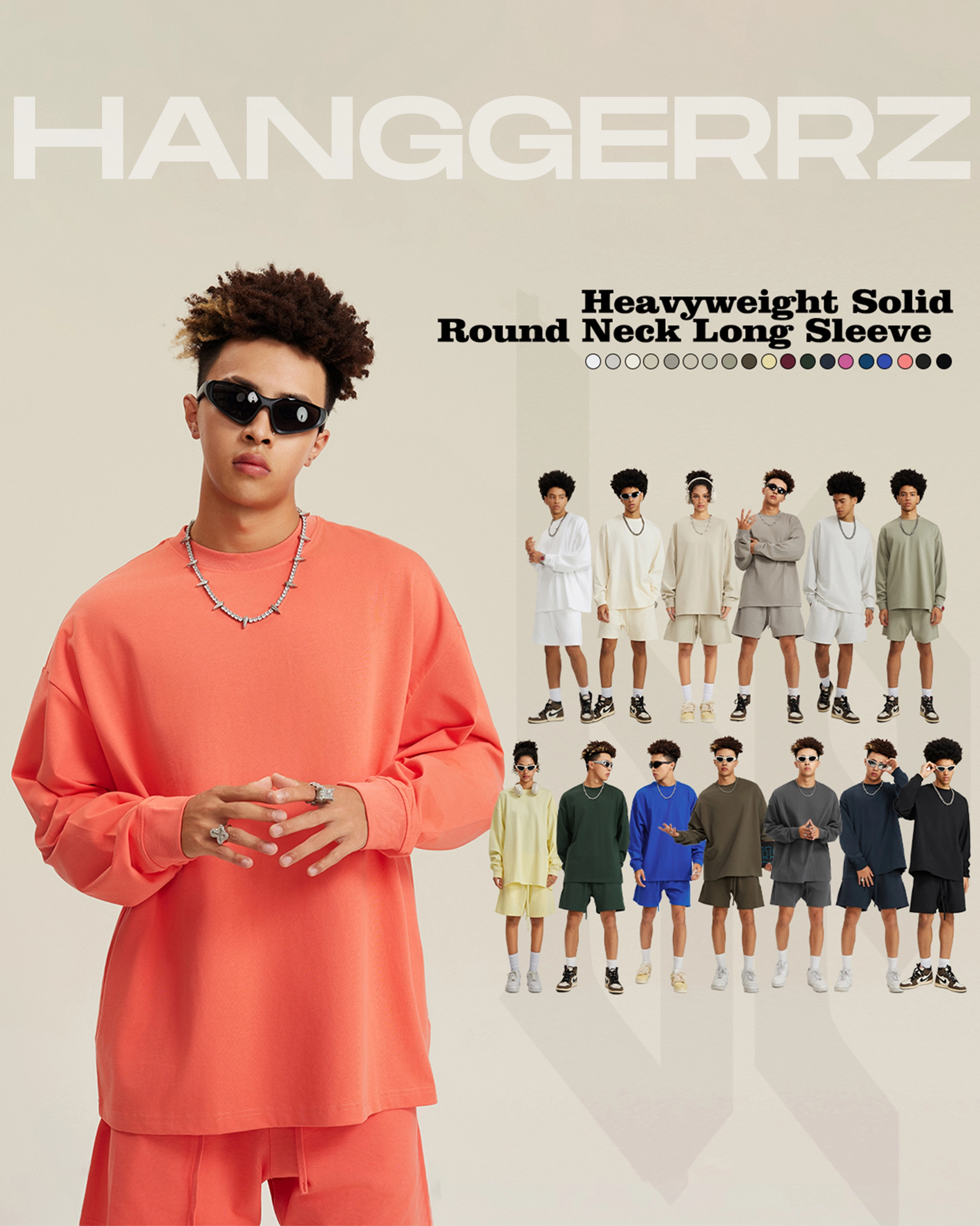 Streetwear FOG Cotton Long Sleeve Tee - Hanggerrz