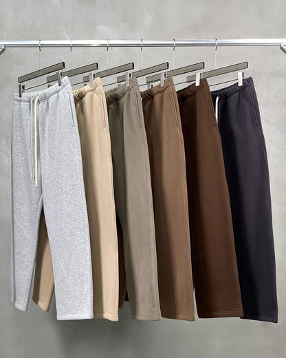 Streetwear Fleece Straight Leg Pants - Hanggerrz