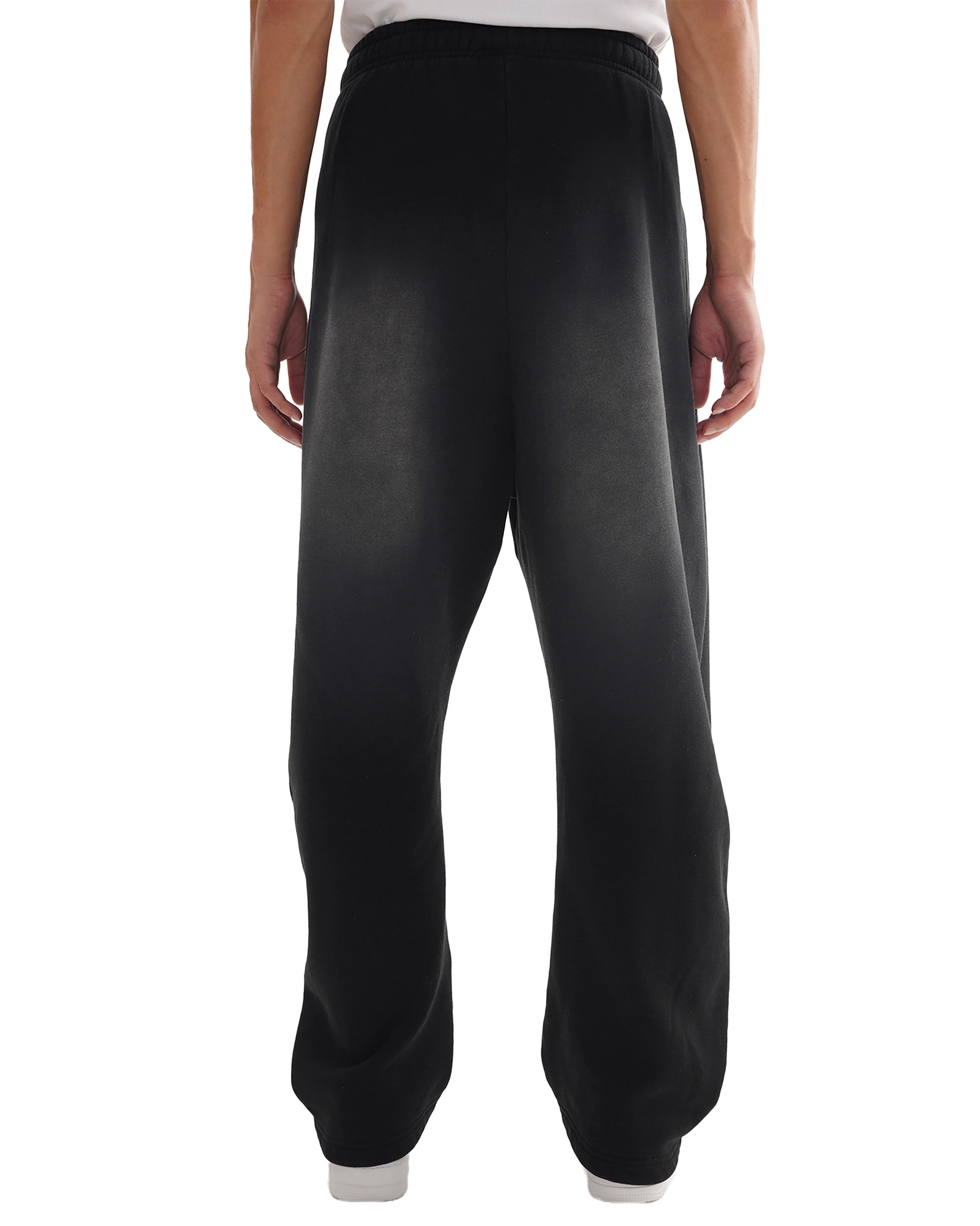 Sunfade Curved Blade Sweatpants Back Look - Hanggerrz