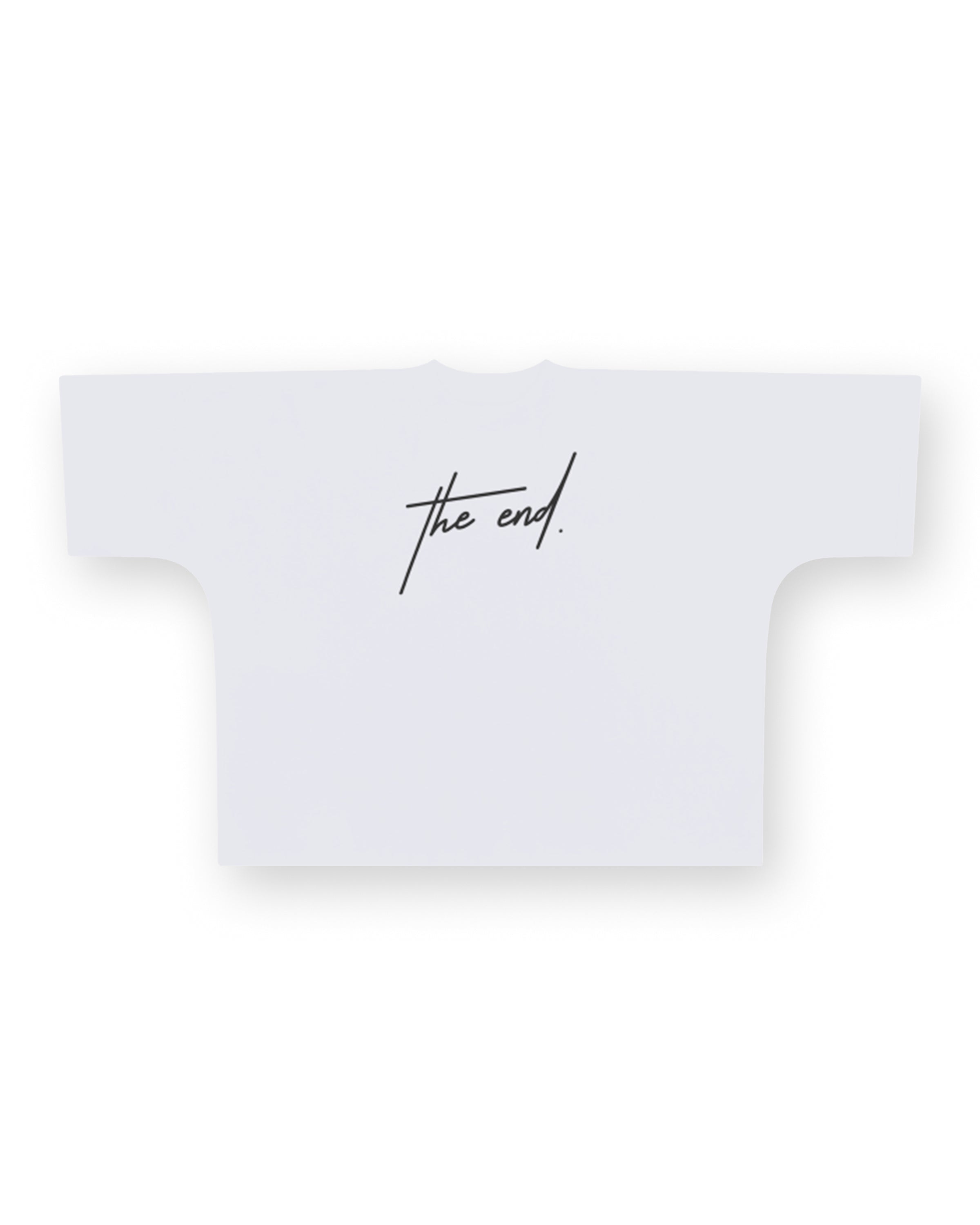 The End Oversize One-piece Pattern Cut Boxy Tee - Hanggerrz