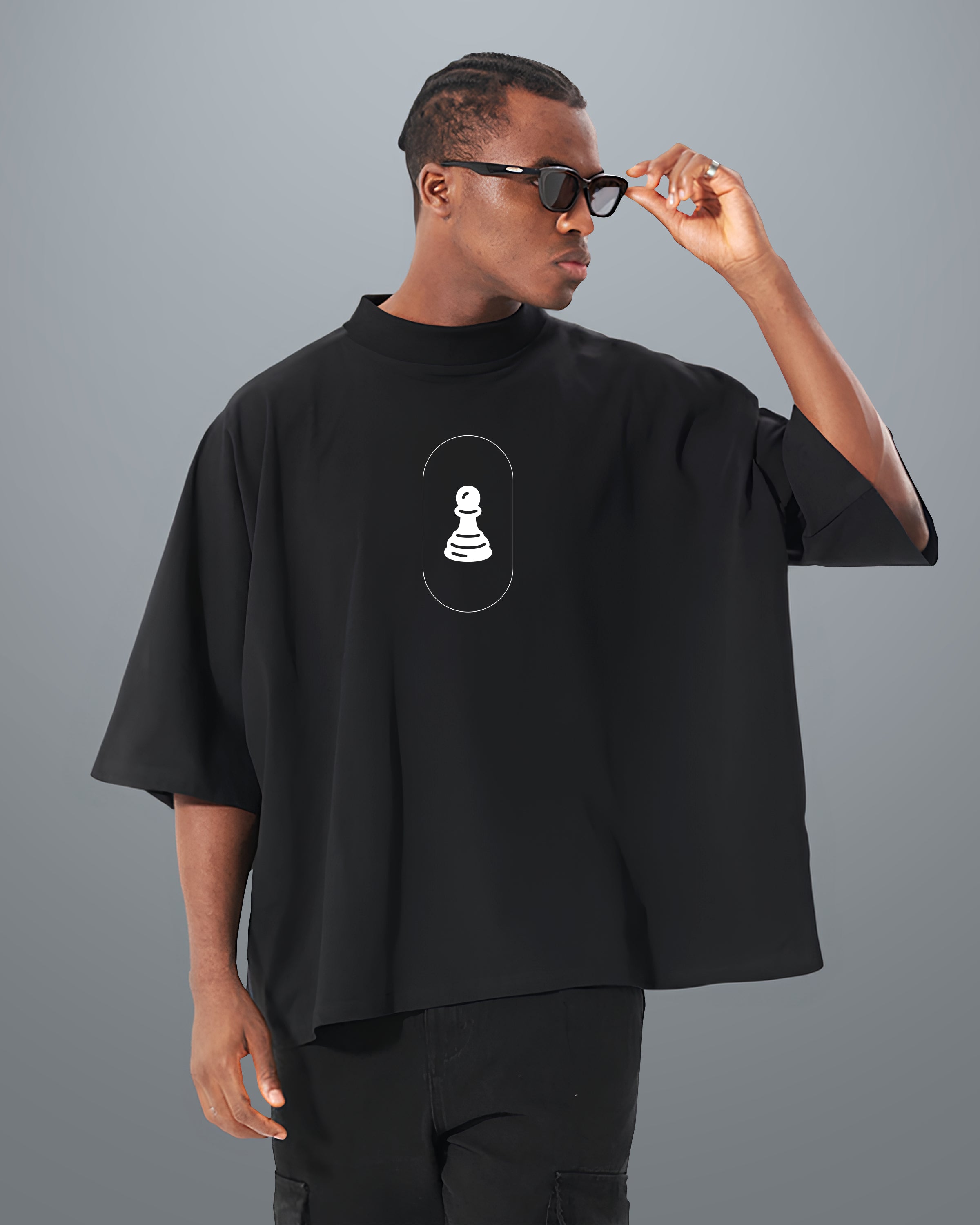 Wander Oversize One-piece Pattern Cut Boxy T-shirt - Hanggerrz