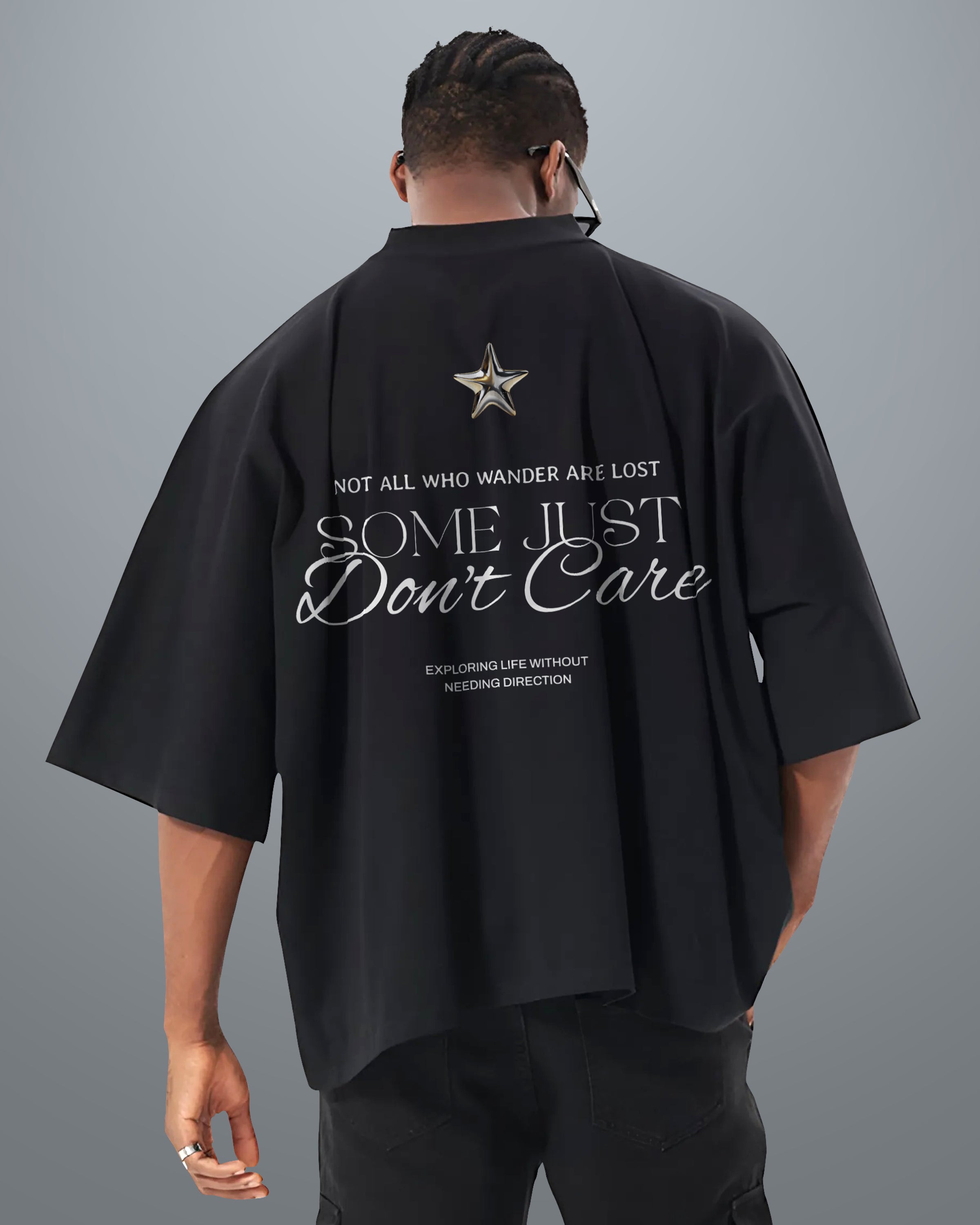 Wander Oversize One-piece Pattern Cut Boxy T-shirt - Hanggerrz