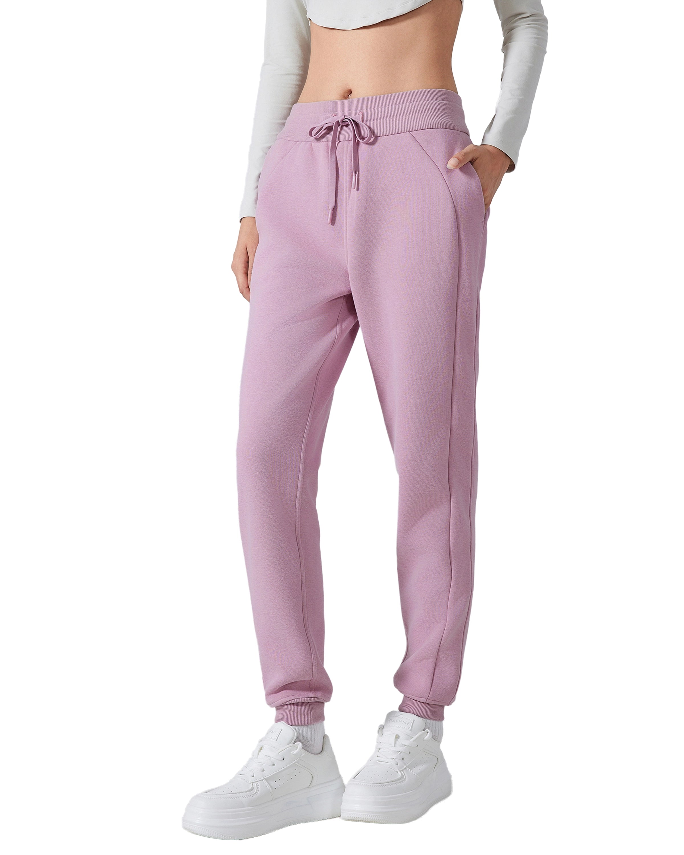 Women's Activewear Performance Joggers Left Side Look - Hanggerrz