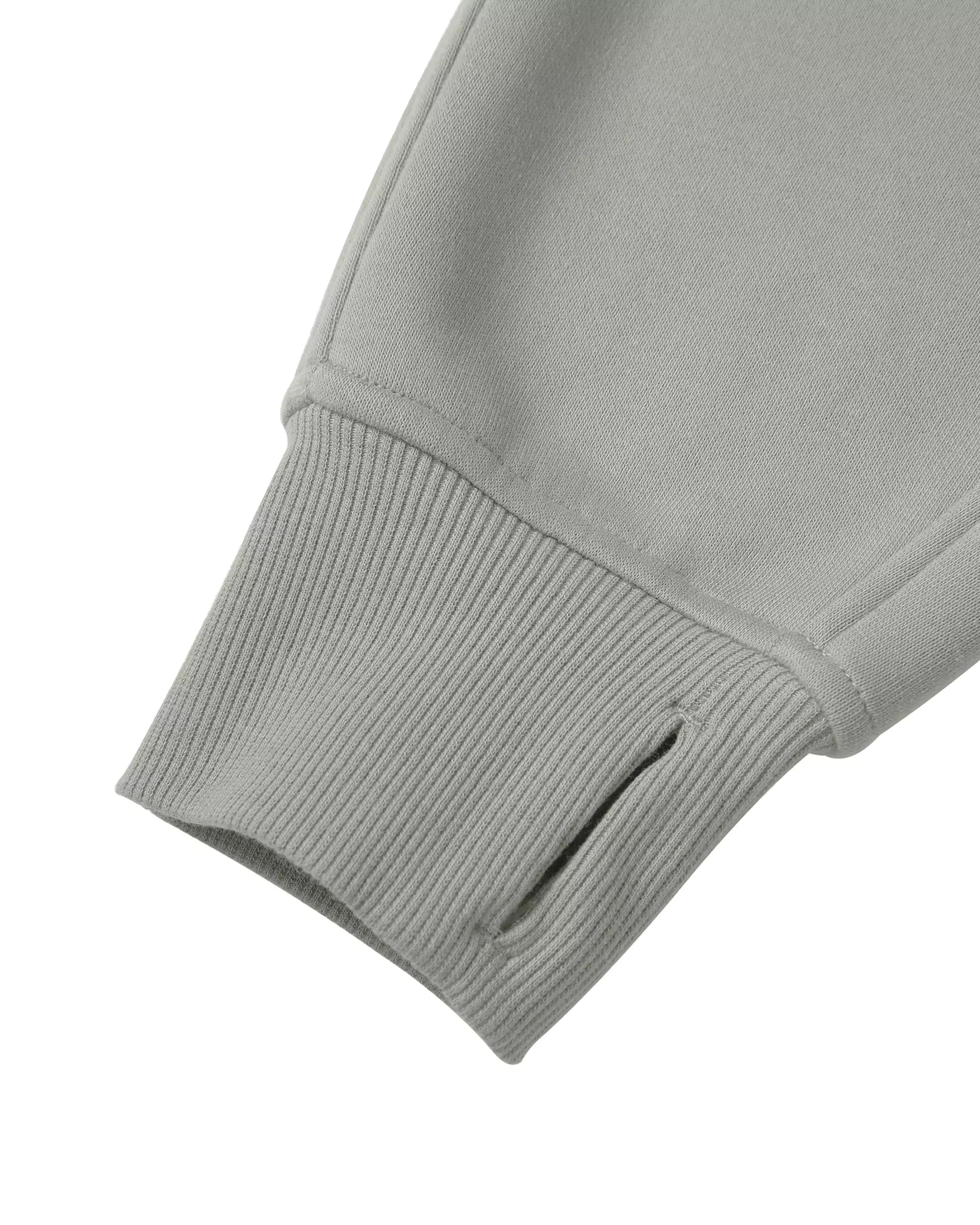 Women's Zip-Through Cropped Hoodie Sleeves - Hanggerrz